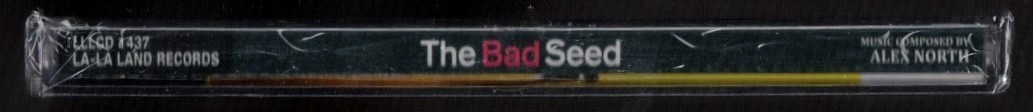 NEW! SEALED! ALEX NORTH The Bad Seed [1956/2017] CD (La-La Land Records) LE/2500