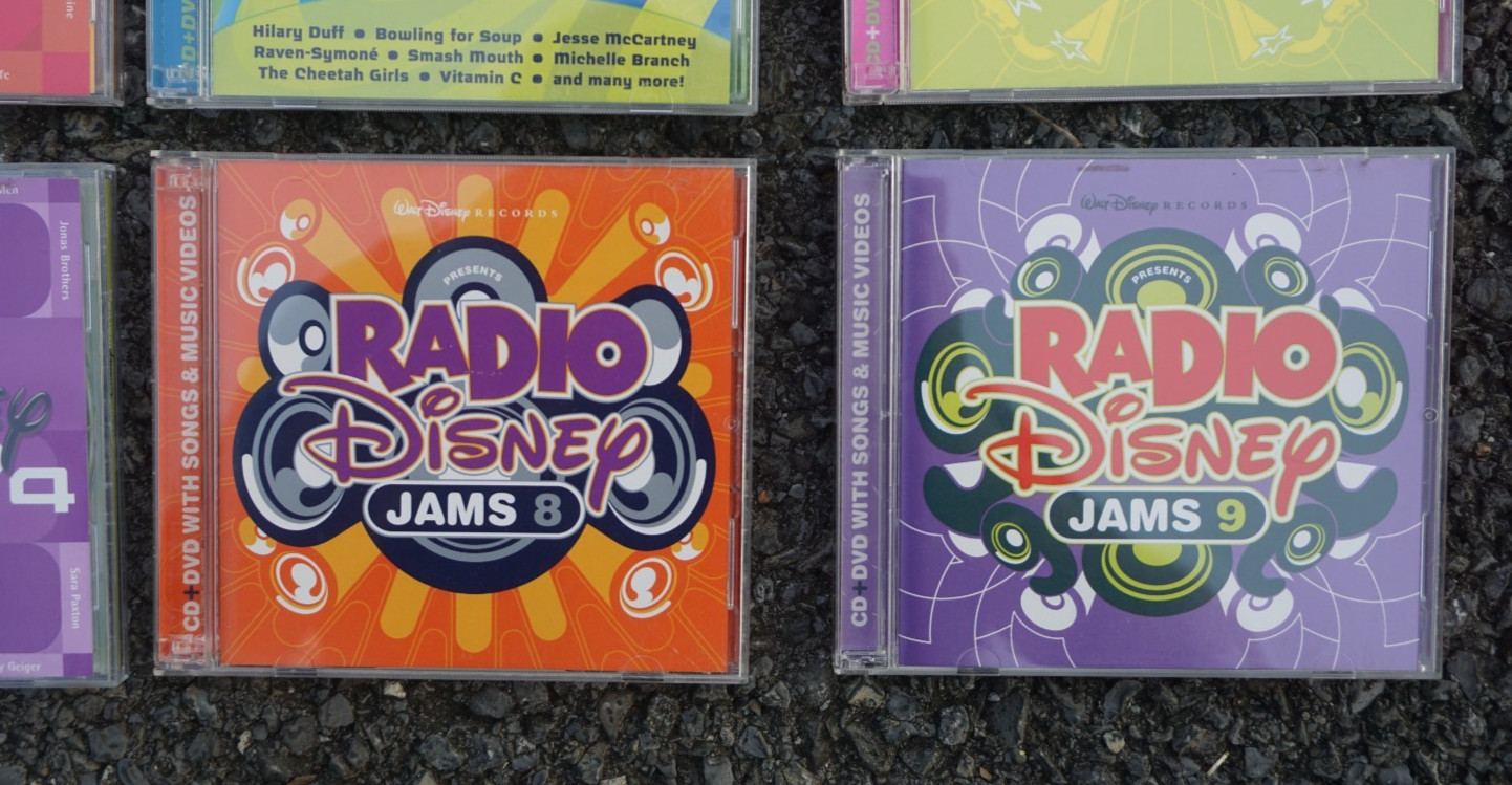 12 Disney CDs Radio Disneymania Jams Jesse McCartney Cheetah Girls Hilary Duff