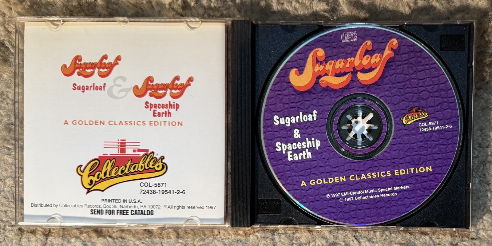 SUGARLOAF & SPACESHIP EARTH - Golden Classics Edition CD - 2 Albums on 1 CD