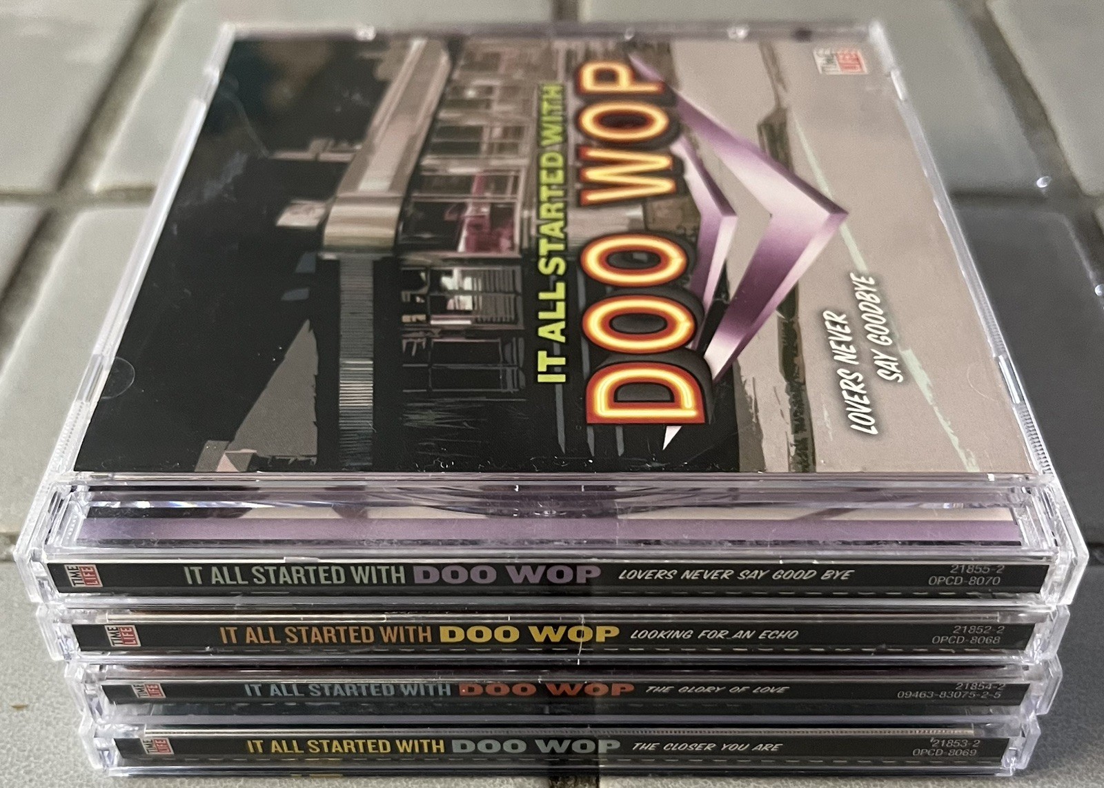 Time Life It All Started With Doo Wop 7 CD Lot 4 Seasons Supremes Dells Chantels