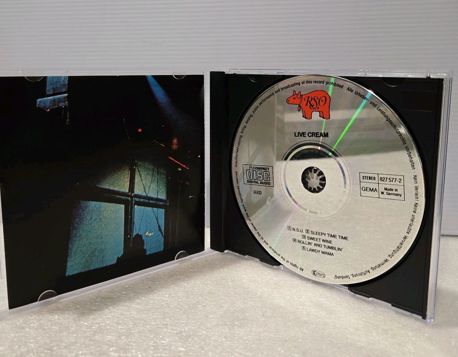 Cream - Live Cream CD Live Album - Polydor Records Gema West Germany