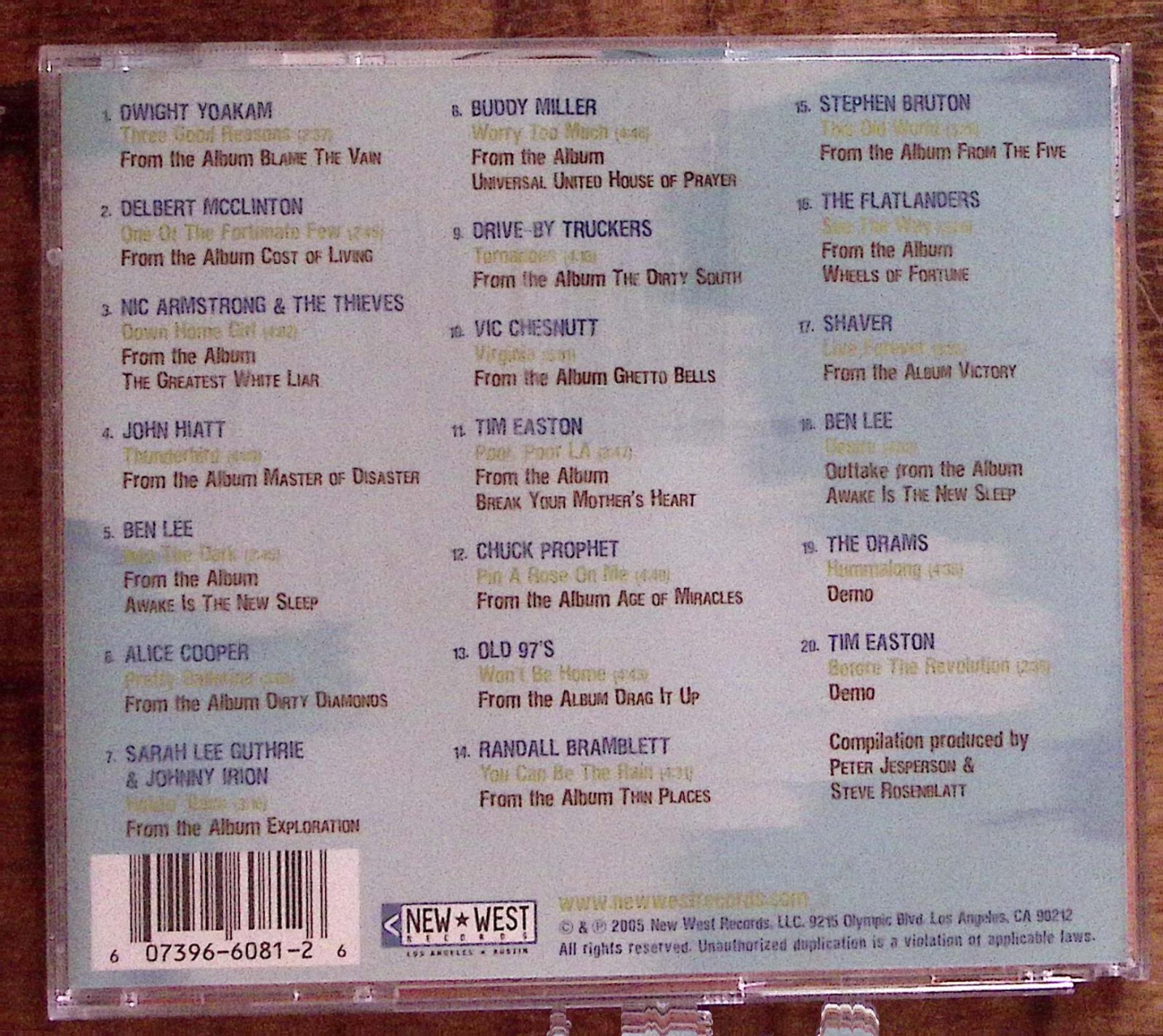NEW MUSIC FROM NEW WEST RECORDS DELBERT McCLINTON JOHN HIATT LOTS MORE CD 3133
