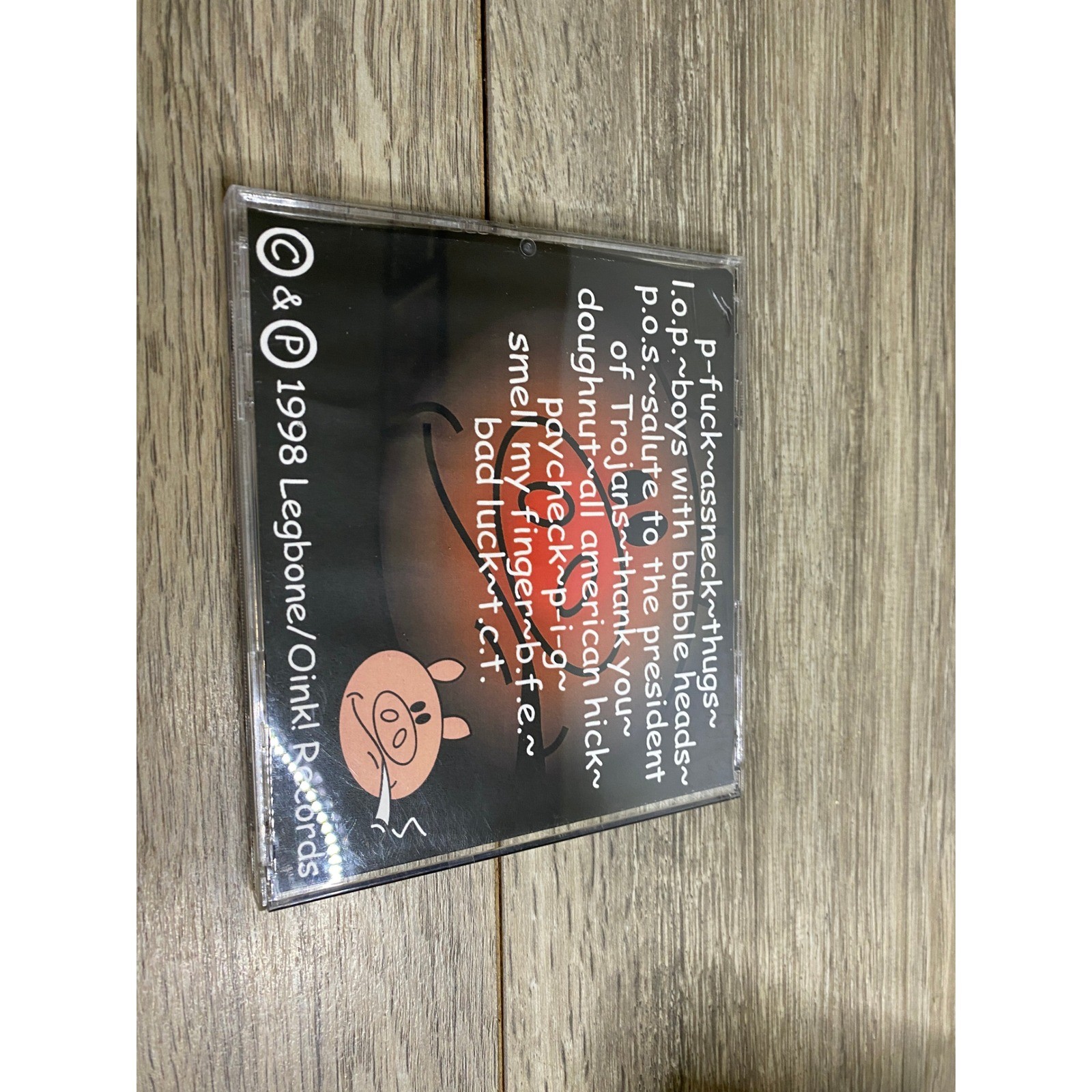 Legbone Old and Lazy CD Music 1998 Black Excellent Punk Rock Oink Records