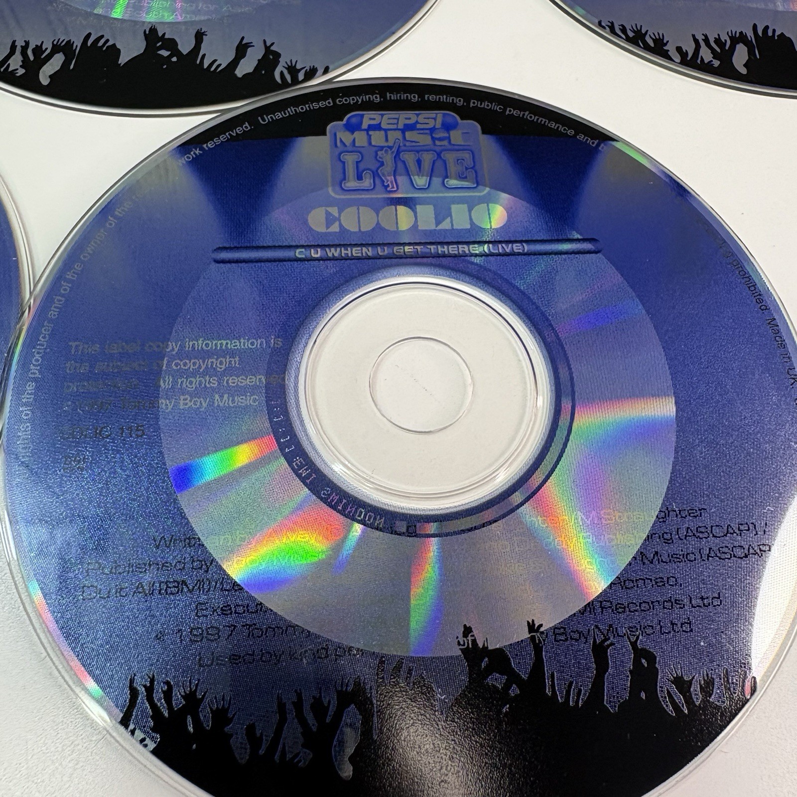 Pepsi Music Live 1997 Promo 4 CD Box Set Case Spice Girls Hanson Eternal Coolio