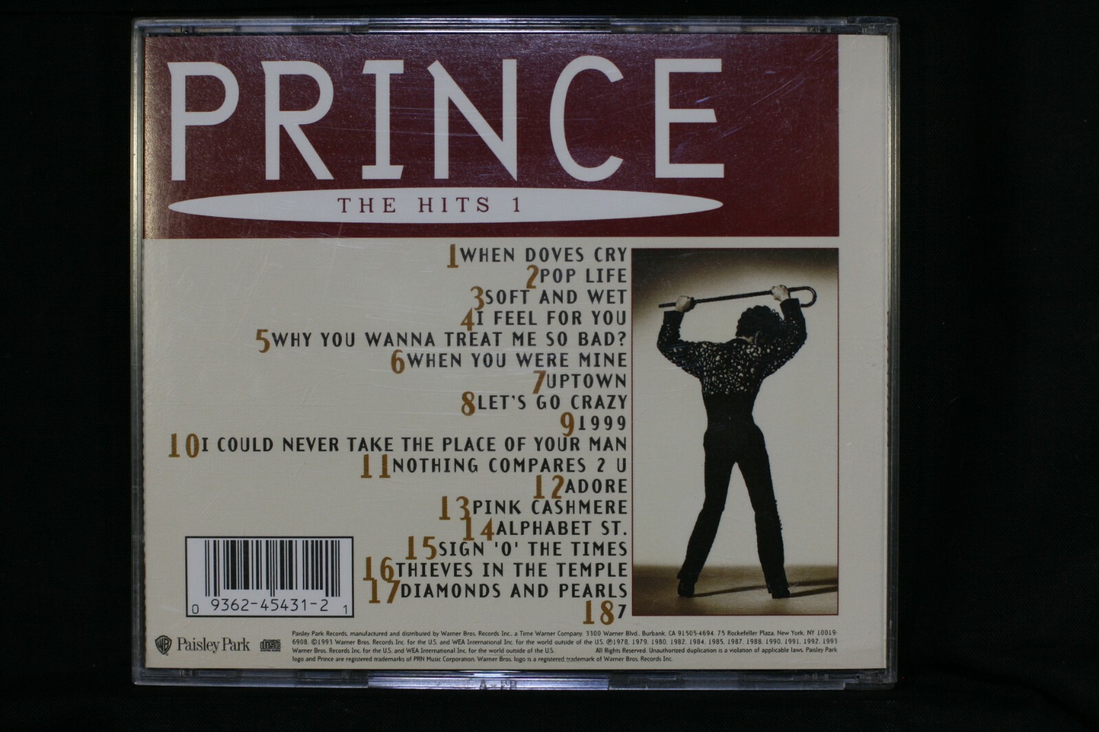 Prince ‎– The Hits 1 - CD (C1030)