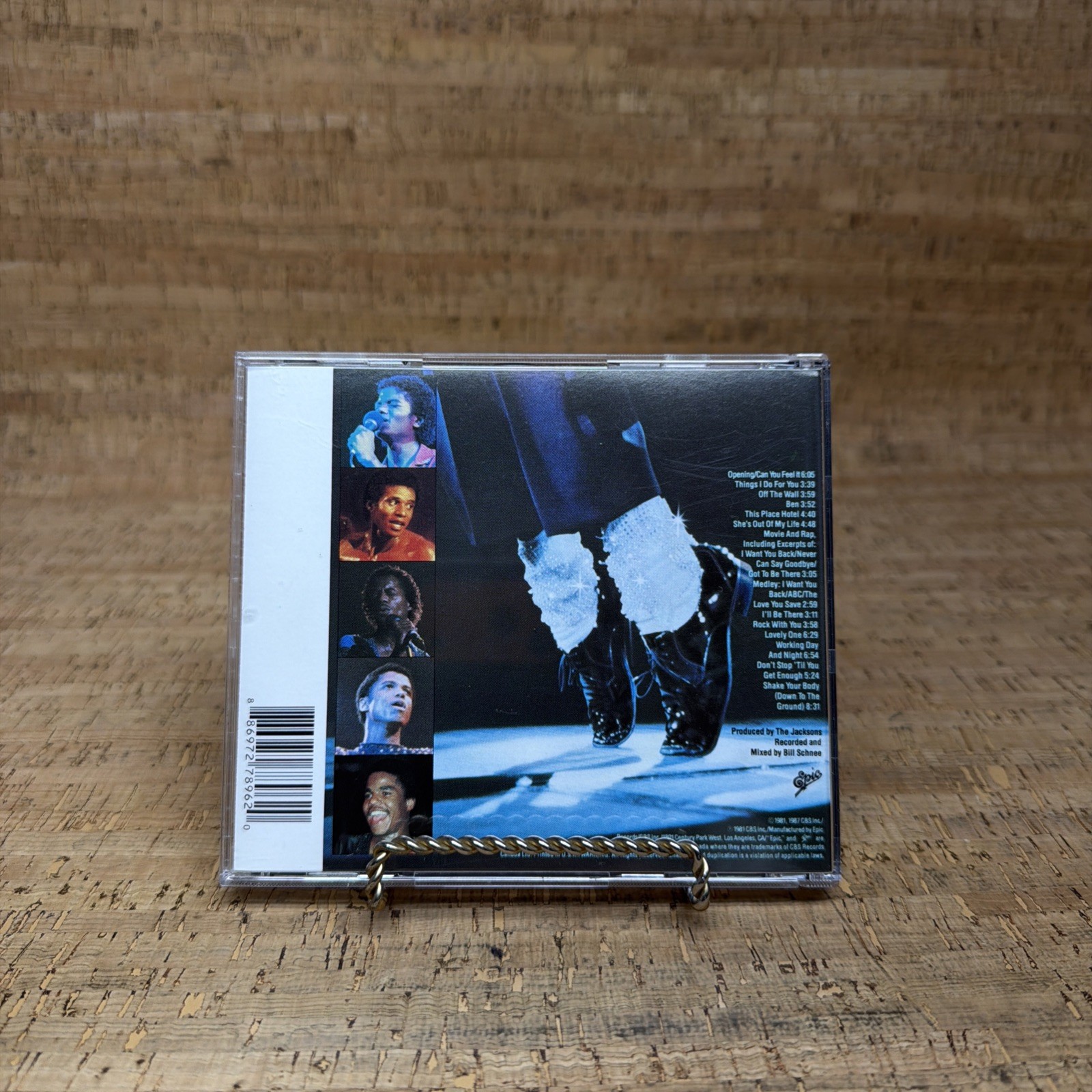 The Jacksons - Live (CD, 1987)