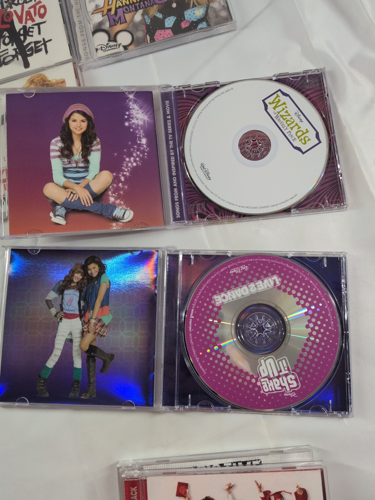 Disney Channel CD Lot of 10 Lizzie McGuire Wizards Waverly Place Hannah Montana