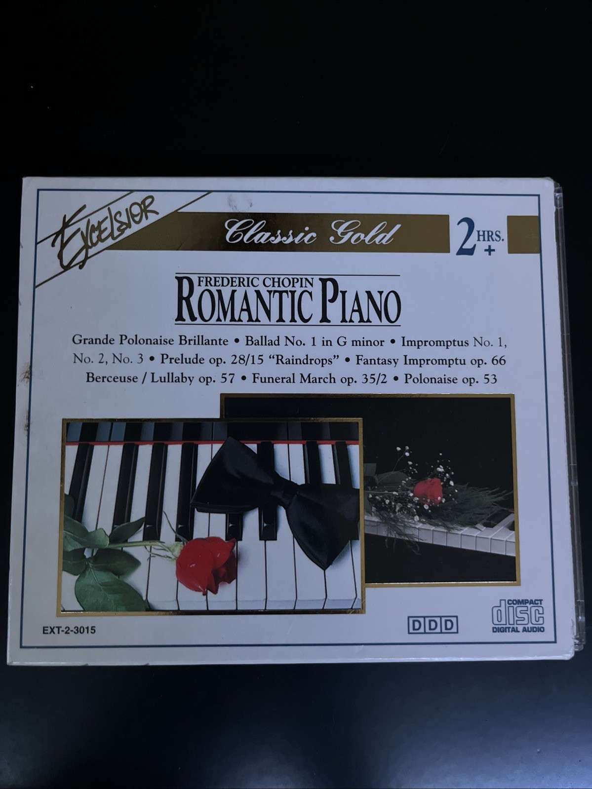 Federic Chopin Romantic Piano . Excélsior Classic Gold CD. 65 Min +