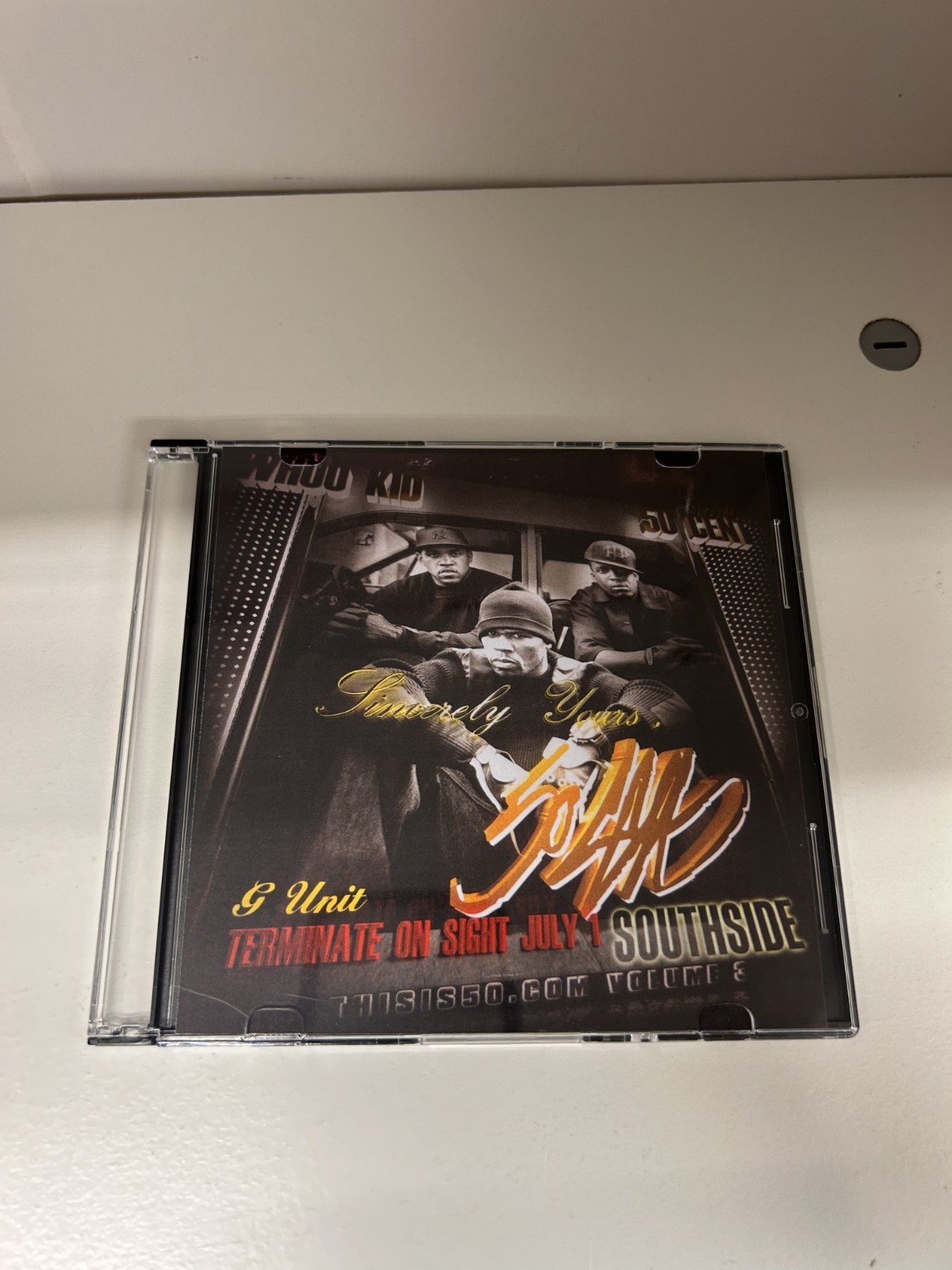 DJ WHOO KID 50 CENT G-UNIT THIS IS 50 PROMO SINCERELY YOURS SOUTHSIDE MIXTAPE CD