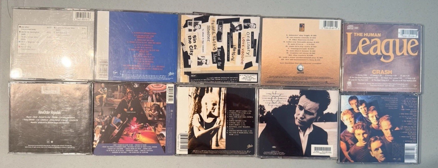 10CD Lot 80s Pop New Wave Synth Cutting Crew, Berlin, Tubes, Police, Adam Ant,