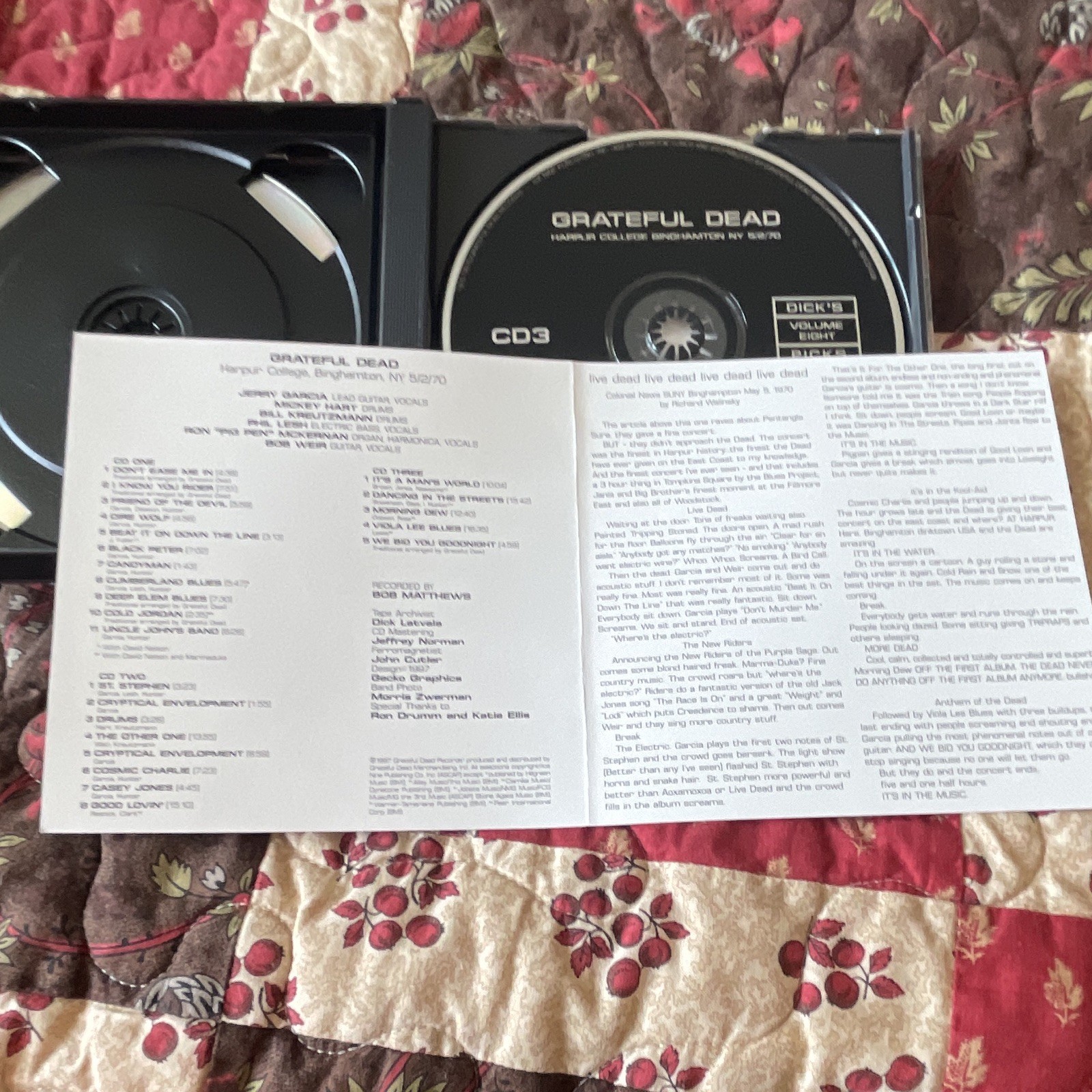 Grateful Dead - Dick's Picks Vol. Eight: Live Recording (3CD) 1997