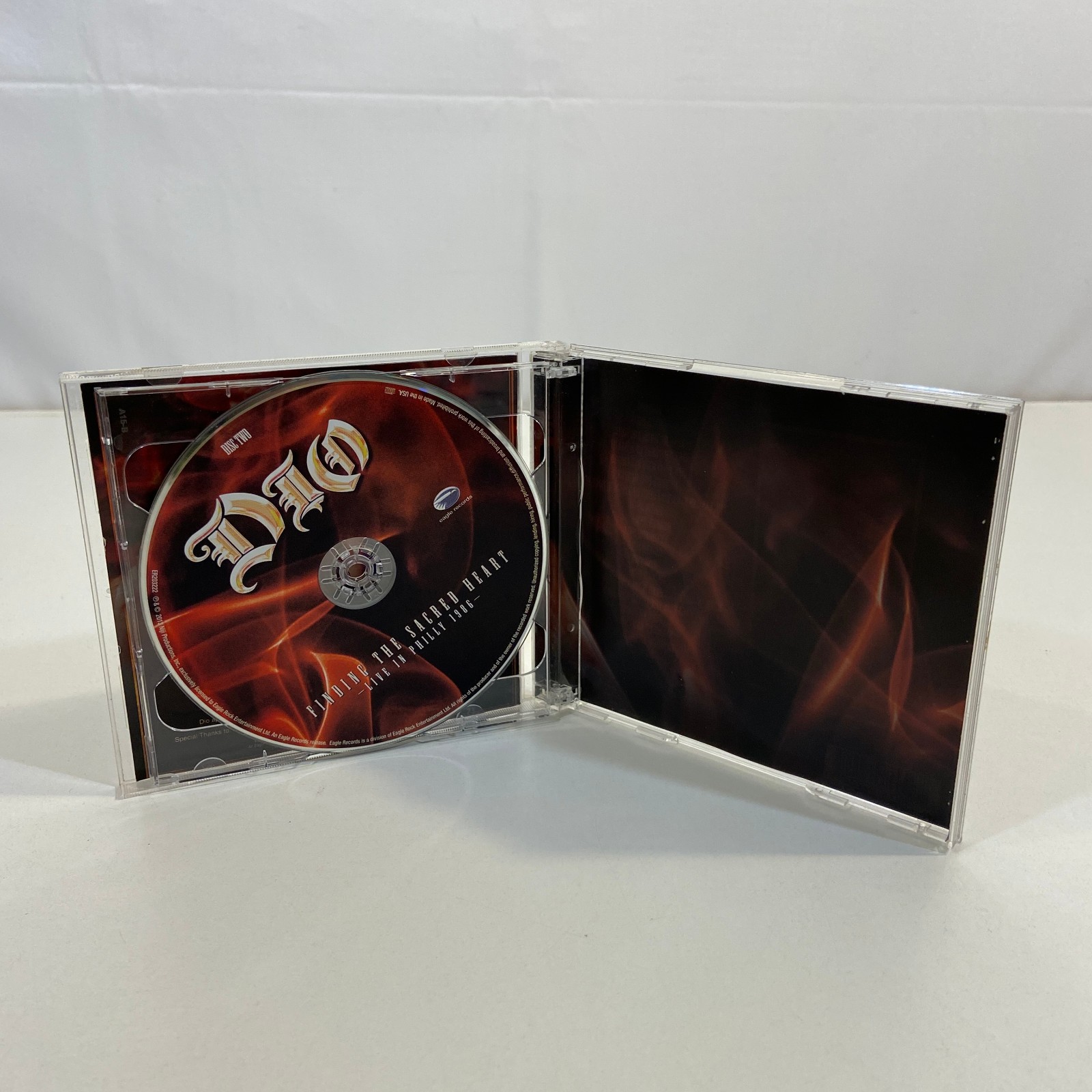 Dio Finding the Sacred Heart Live in Philly 1986 CD Eagle Records Rock n Roll