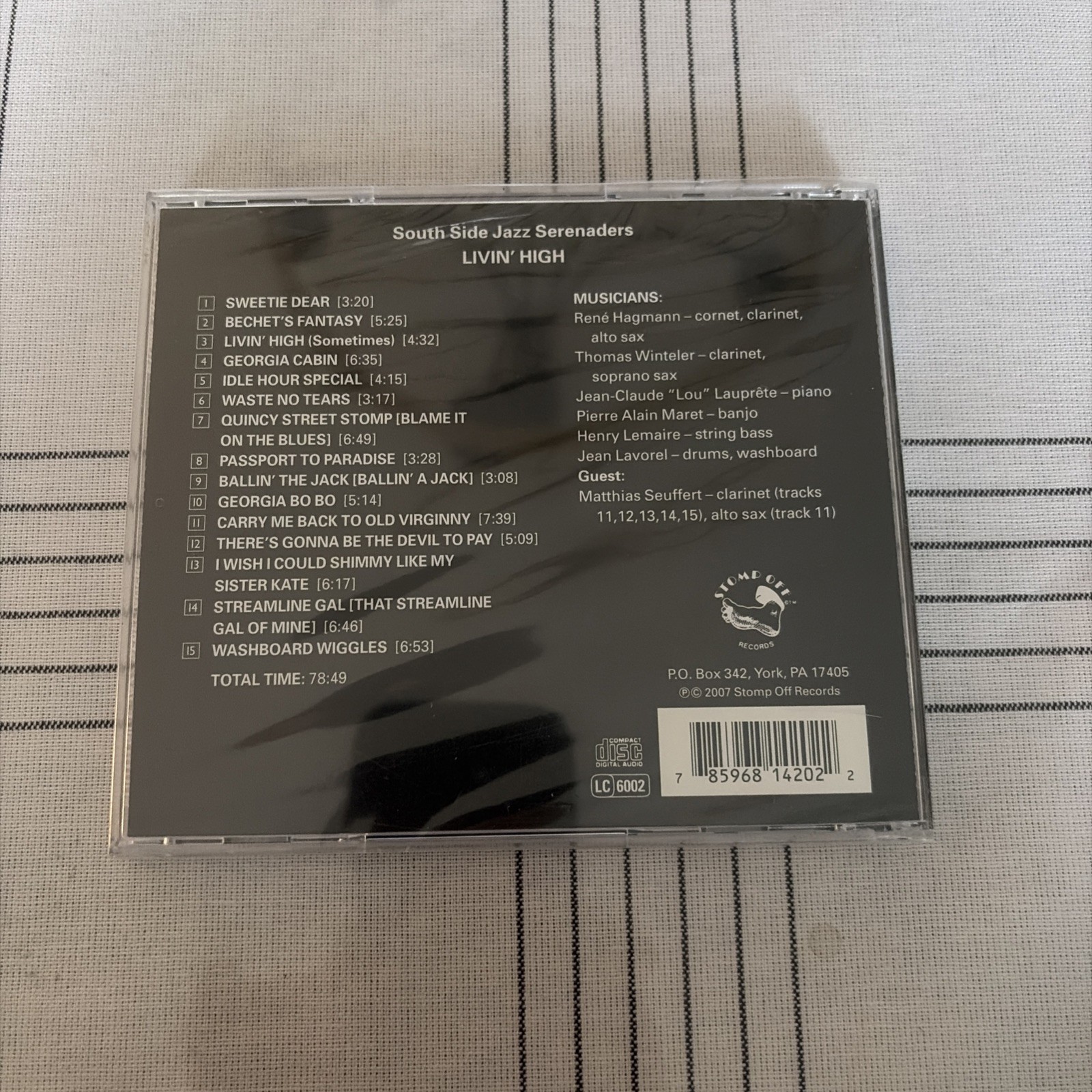 South Side Jazz Serenaders Livin' High (CD) Album - BRAND NEW SEALED CD