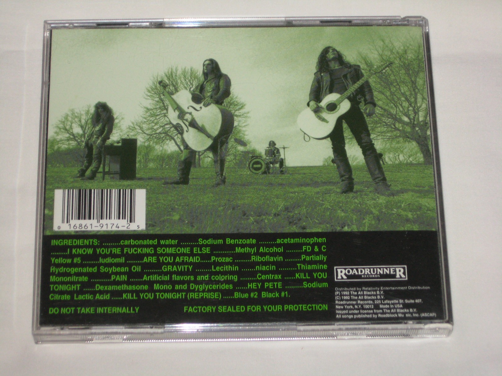 Type O Negative - Origin Of The Feces CD original cover Doom Sludge Heavy Metal