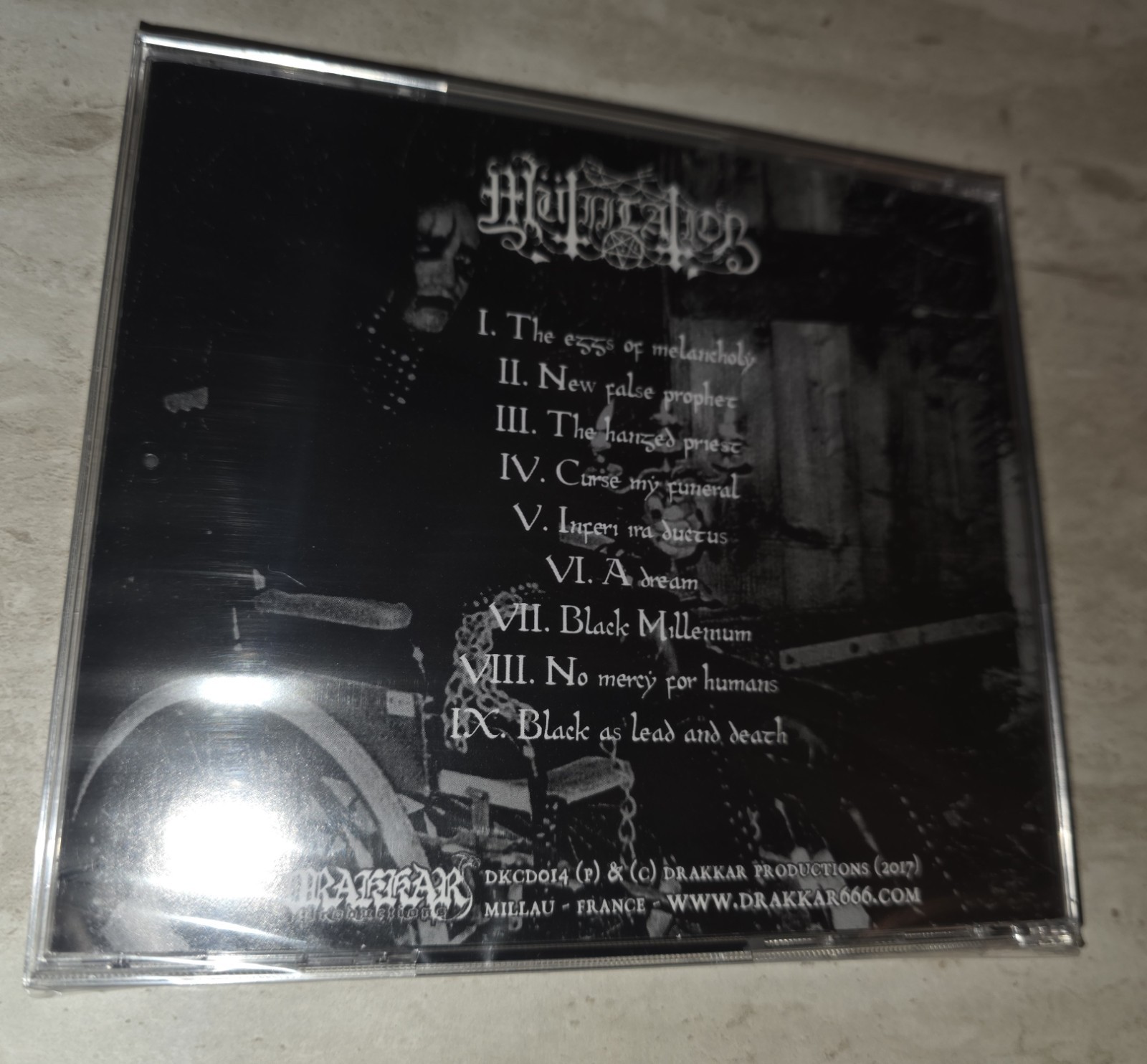 MUTIILATION Black Millenium CD Vlad Tepes Belketre Torgeist Satanic Warmaster