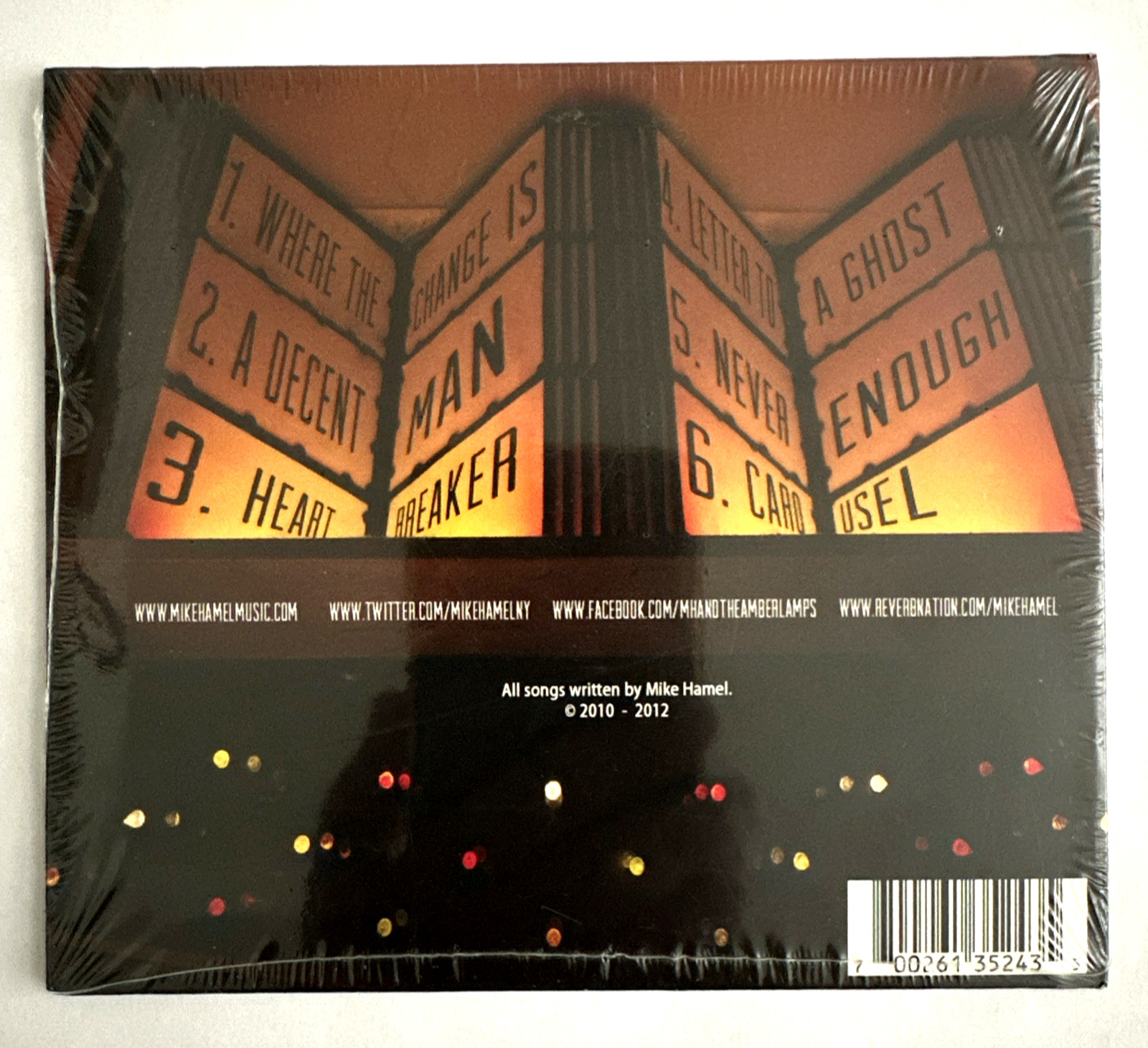 Mike Hamel - Where The Change Is CD 2010 - 2012 Rock Pop - Brand New Sealed
