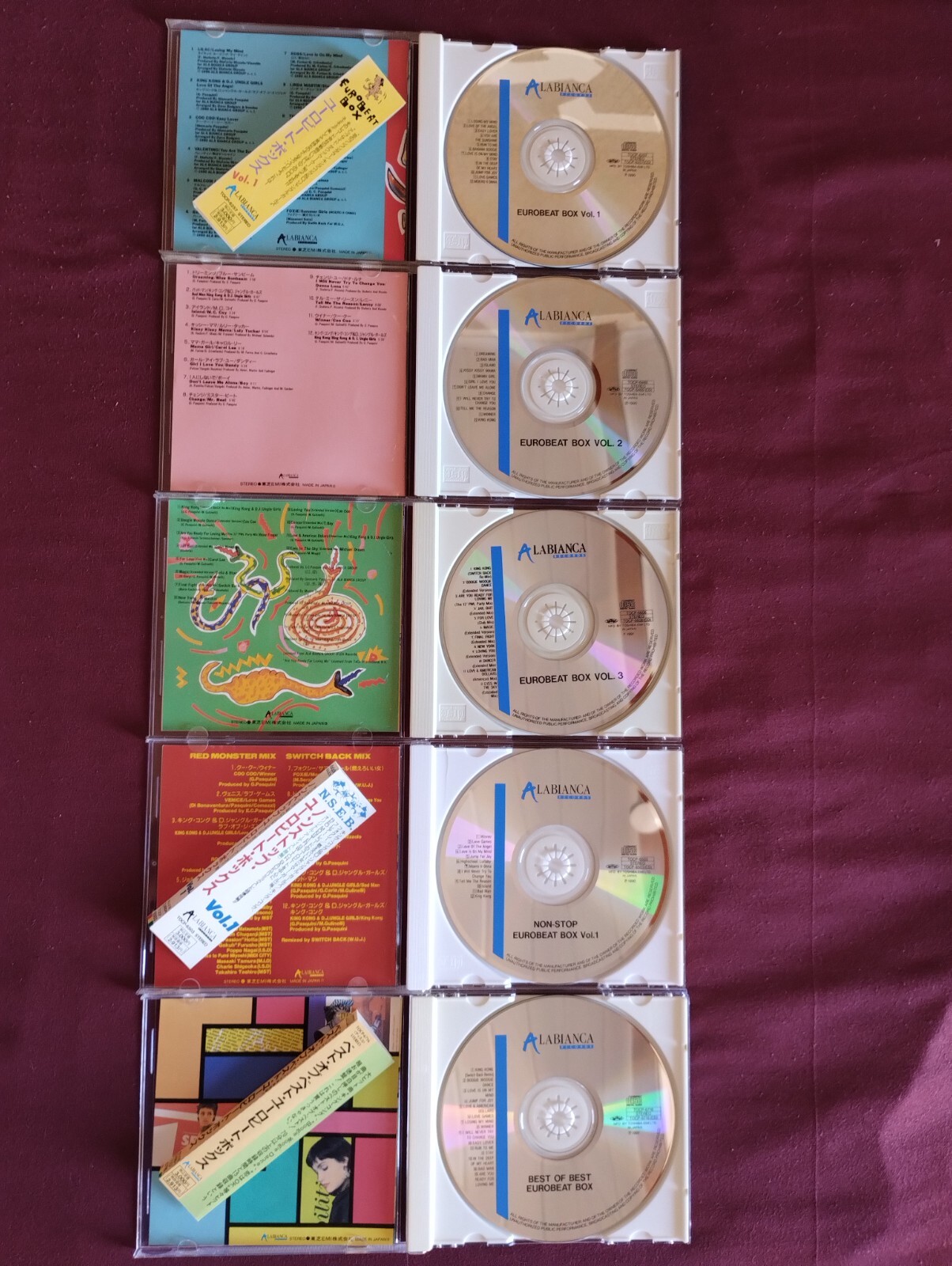 Eurobeat Box Collection (5 CDS) 1990-1991