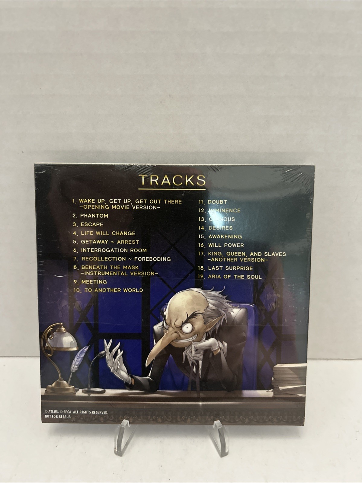 P5 Persona5 Sounds of Rebellion Game Music CD 2016 ATLUS/SEGA