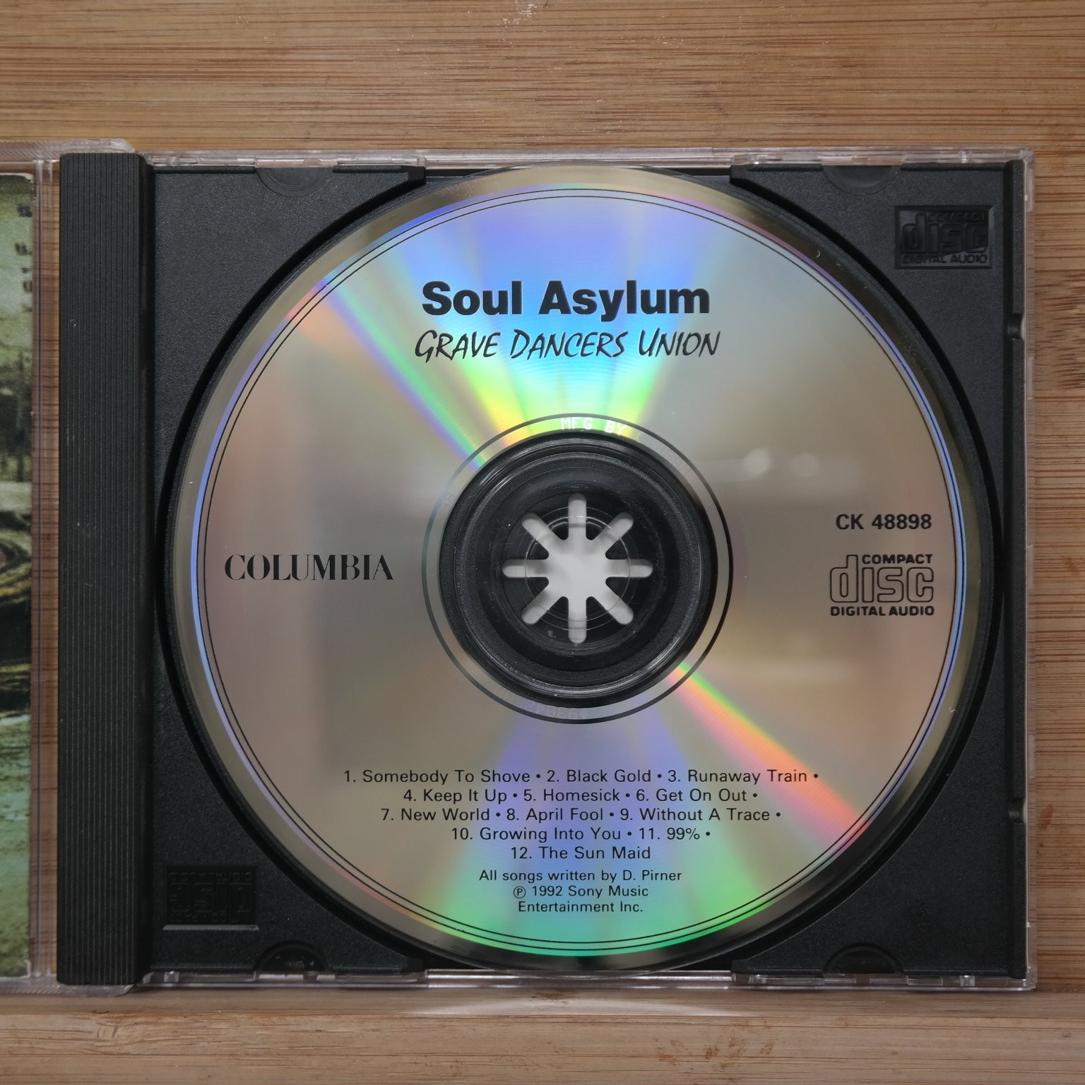Soul Asylum Grave Dancers Union CD Columbia 1992 Rock Album