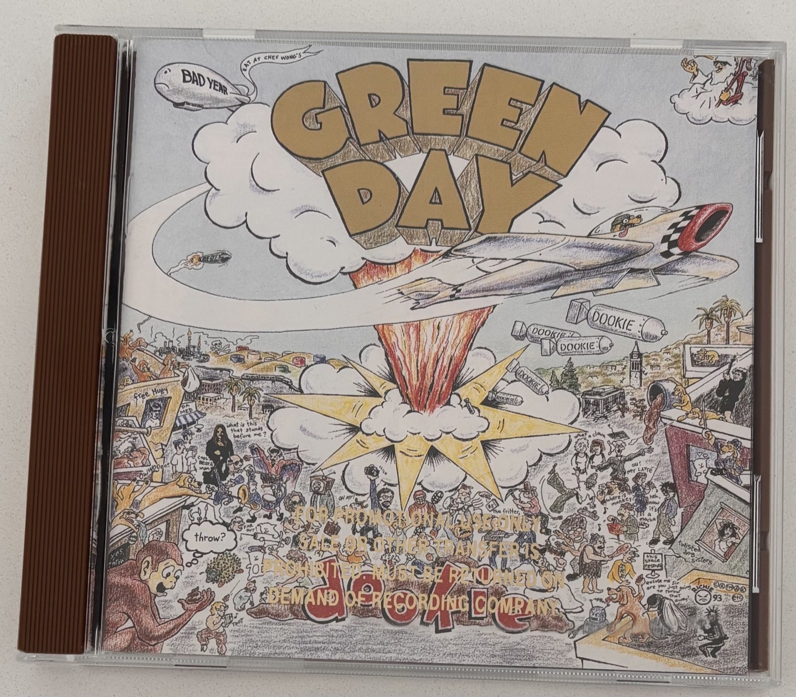 GREEN DAY - Dookie GOLD STAMP PROMO CD never played (with Ernie photo) 1994