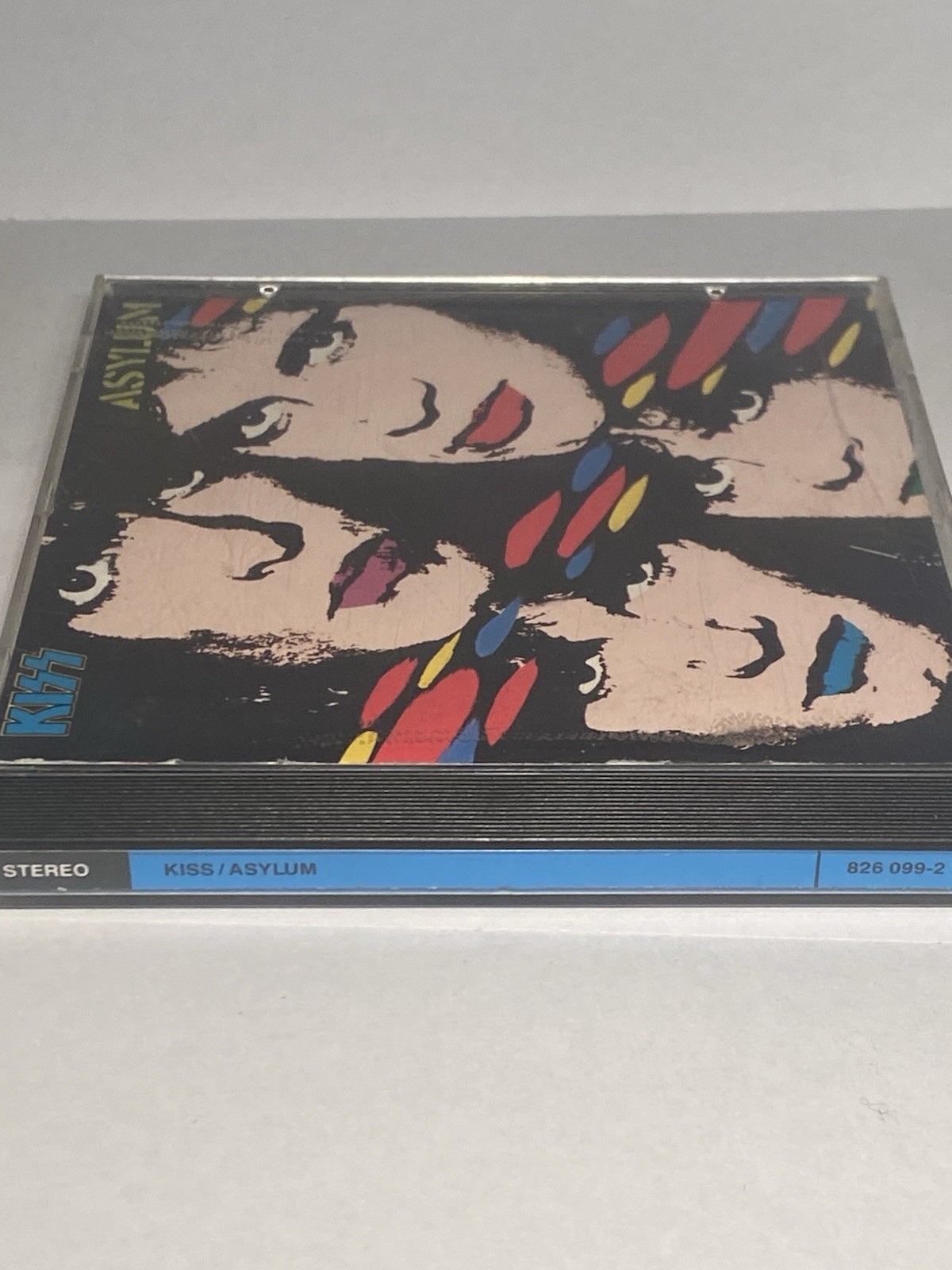 KISS CD Asylum 826 099-2 M-1 West Germany 1st USA Pressing Blue Border Vintage