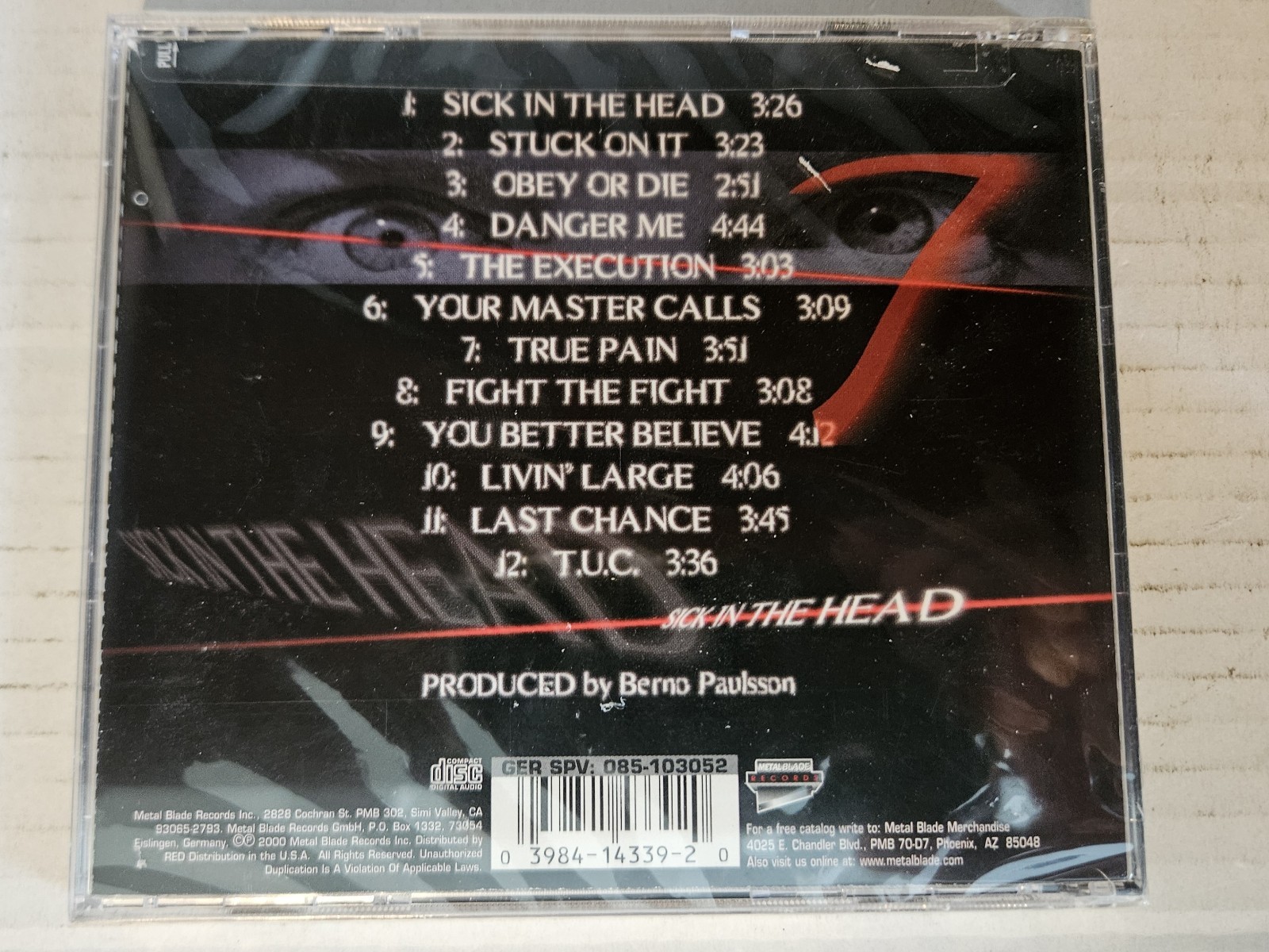 Virus 7 CD Sick In The Head
