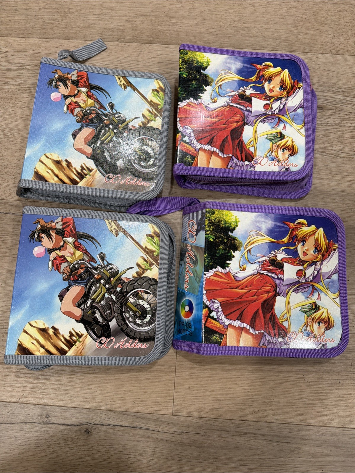 Lot Of 4 Vintage Anime Import CDs Case Holder from Japan Rare Sexy