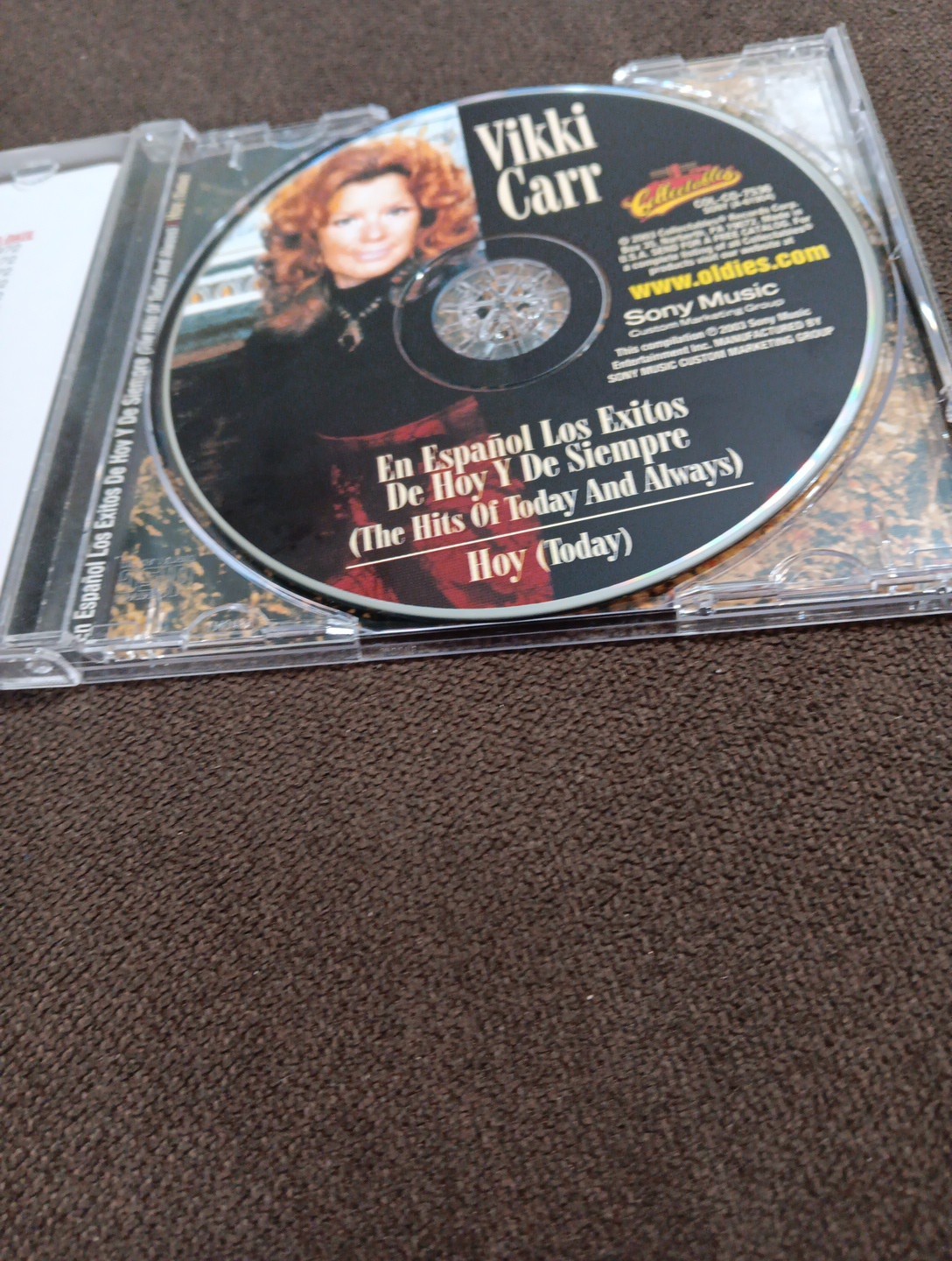 Vikki Carr en español Los Exitos De Hoy...Hoy/ Today 2 Albums on 1 CD Like New!