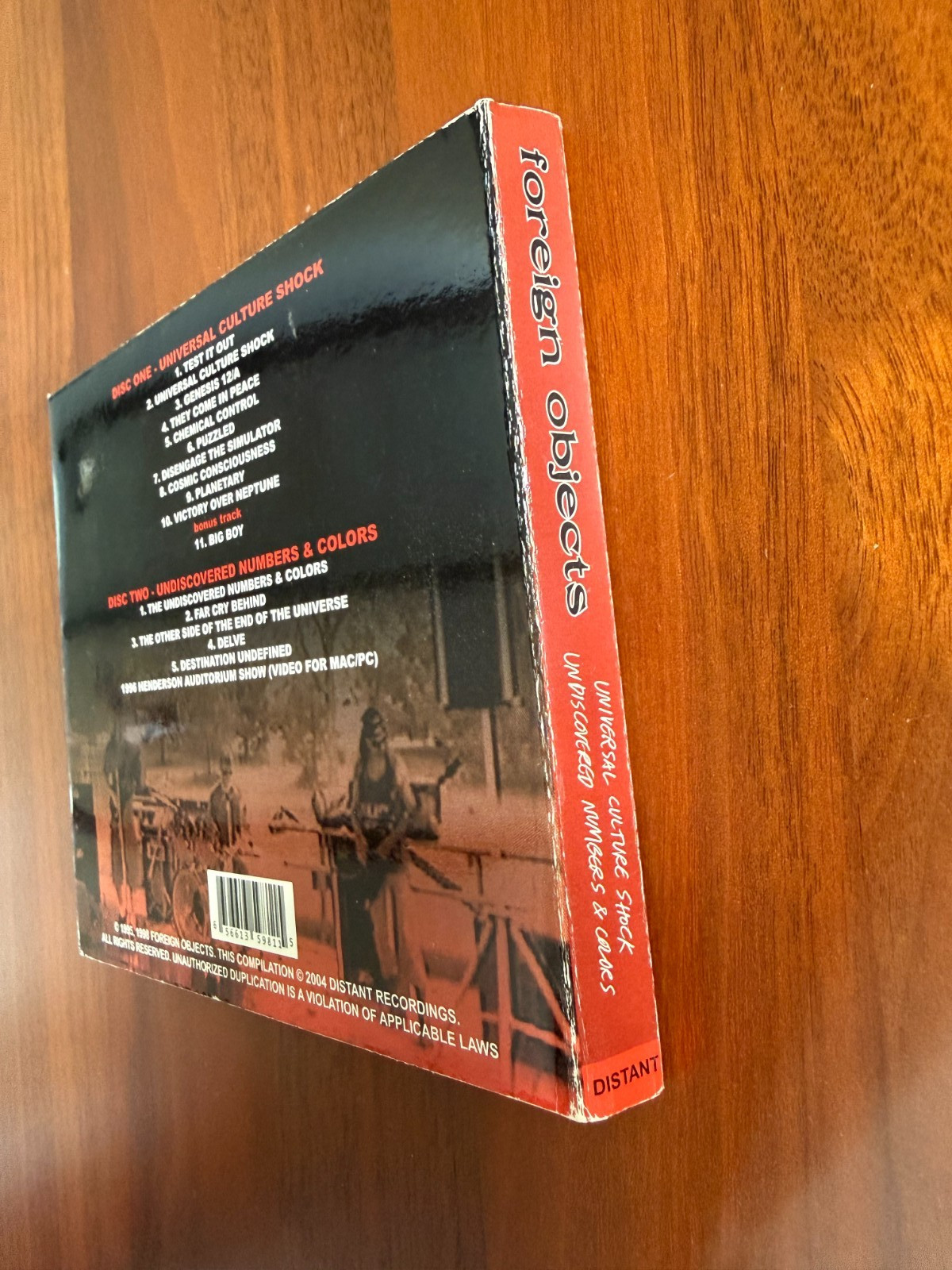 Foreign Objects Universal Culture Shock 2 Disc Set CD And Computer Disc Cky Rare
