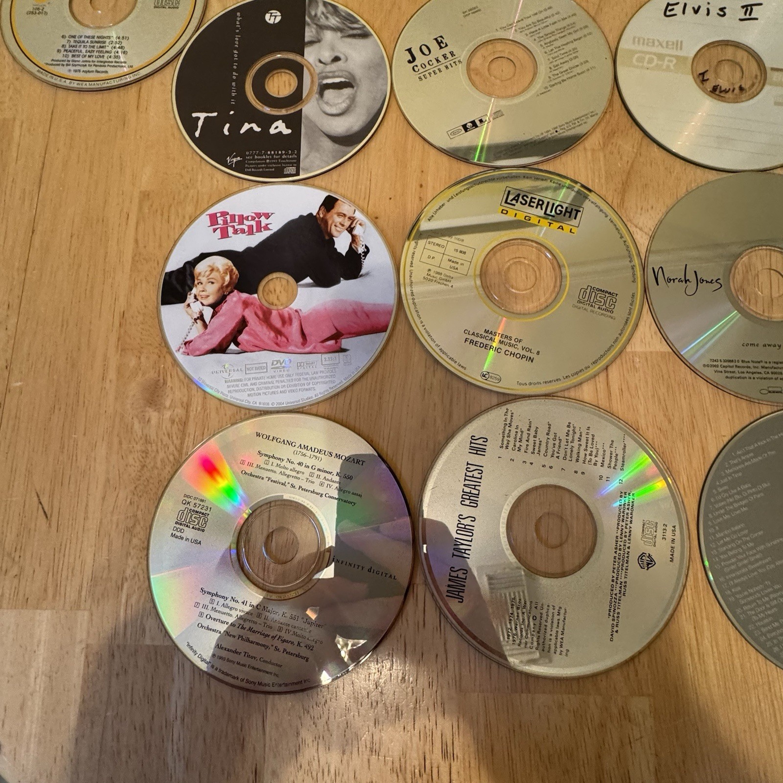 56 CDs Lot Hard Rock Country, Classical, Sound Tracks, Folk Blues, Elvis, Taylor