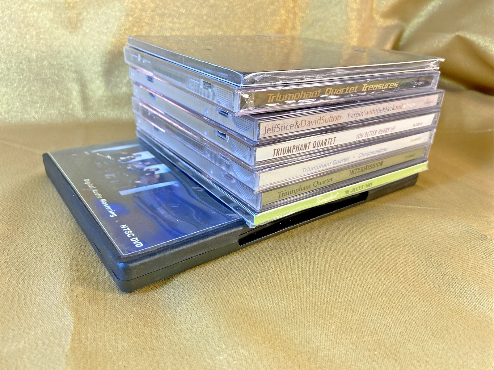 Triumphant Quartet CD DVD lot of 8 / Southern Gospel