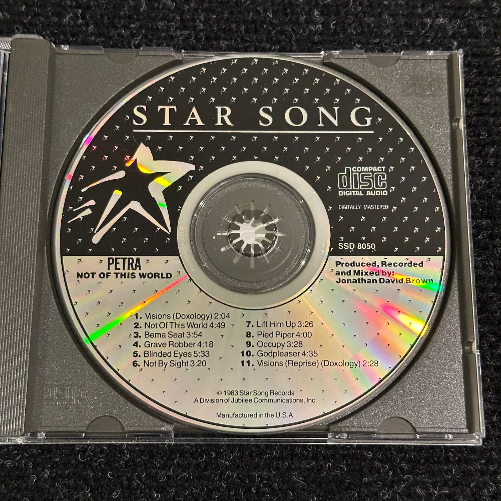 Petra Not Of This World CD 1990s Star Song Reissue Christian Rock