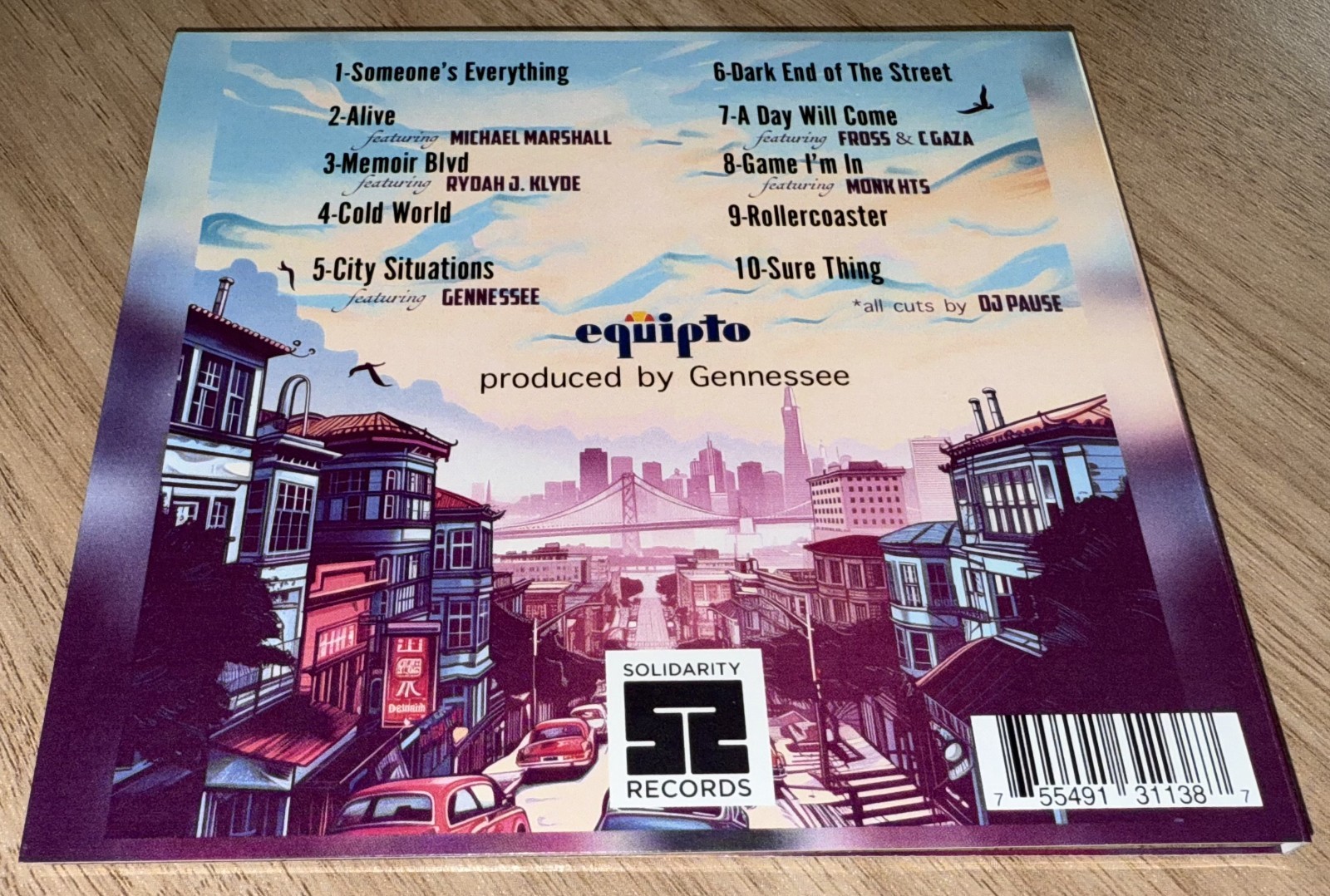 EQUIPTO - SOMEONE'S EVERYTHING CD-R VERY RARE BAY AREA HIP HOP G-FUNK SOLIDARITY