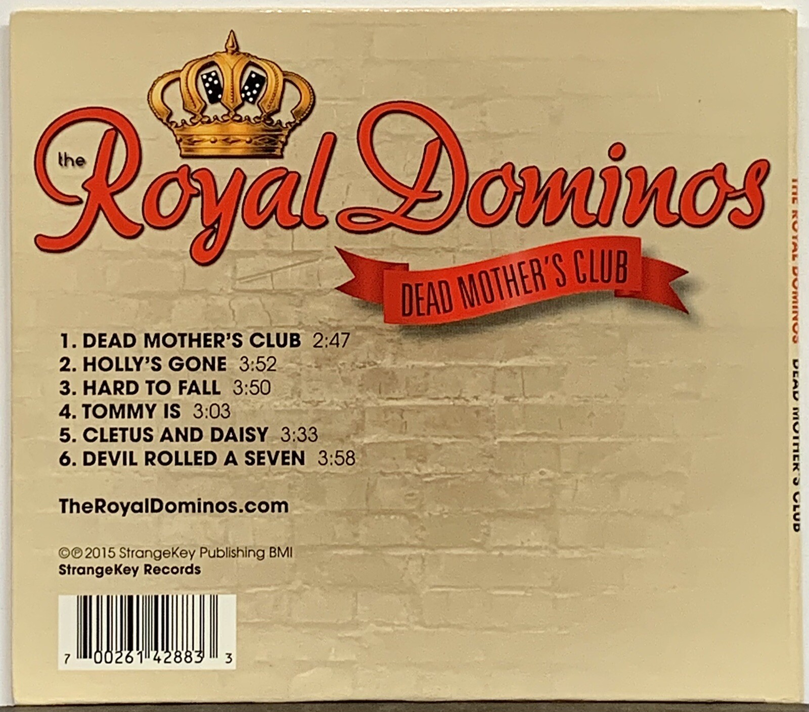 The Royal Dominos - Dead Mother’s Club CD 2015 StrangeKey Publishing *Mint*