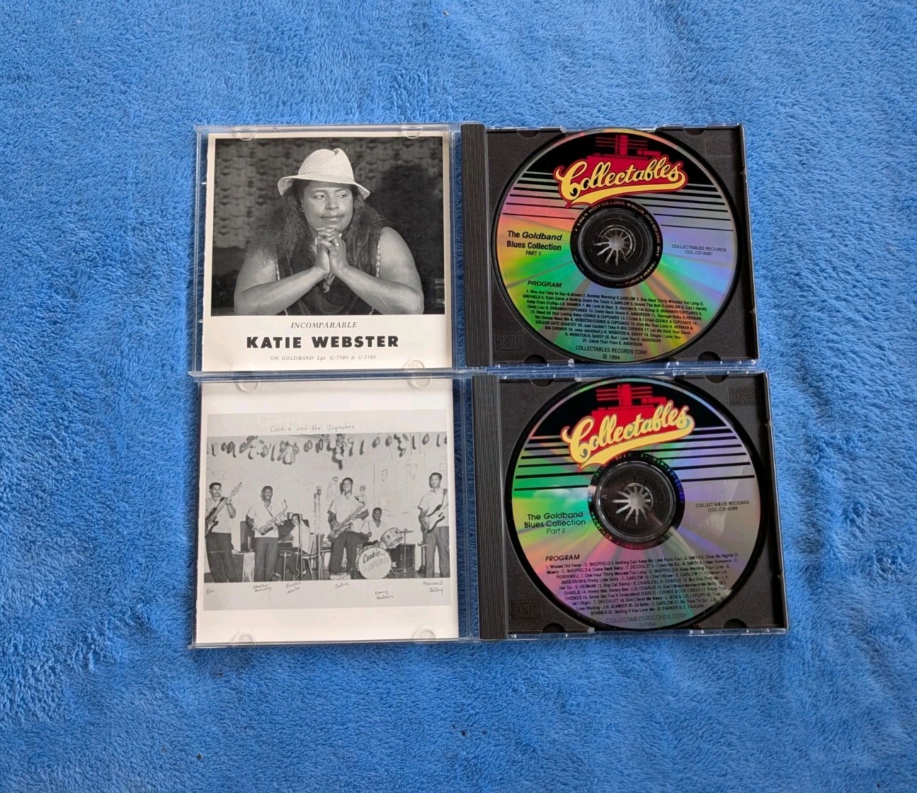 THE GOLDBAND BLUES COLLECTION Part 1 & 2 CD Lot Compilation Collectables