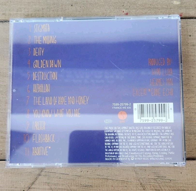 MINISTRY LAND OF RAPE AND HONEY CD, FREE SHIPPING