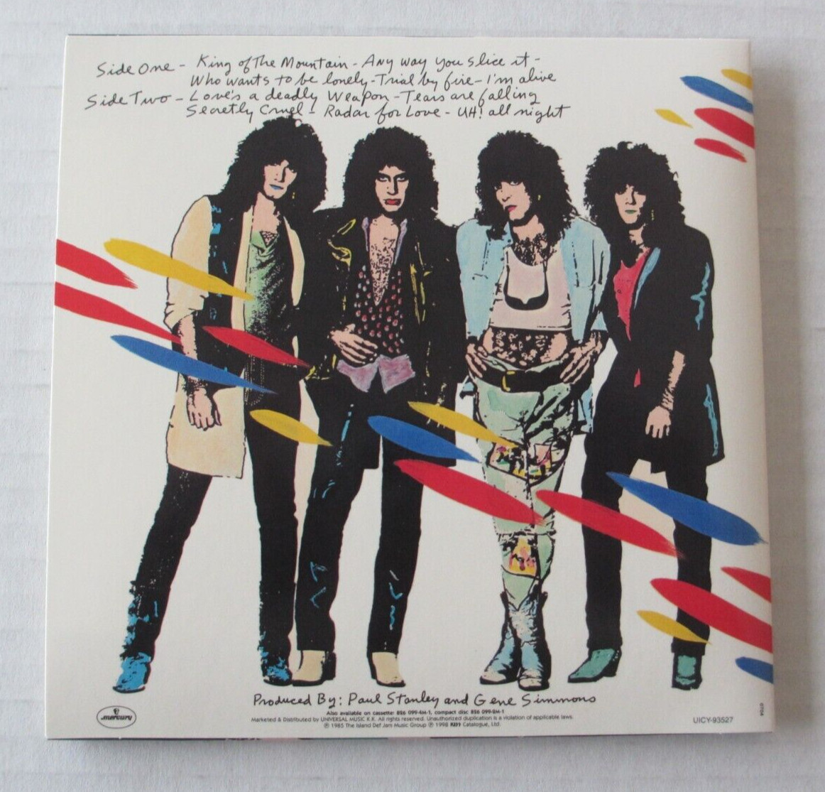 KISS ASYLUM LIMITED EDITION SHM-CD JAPAN 2008 UICY-93527 CARDBOARD MINI LP w/OBI