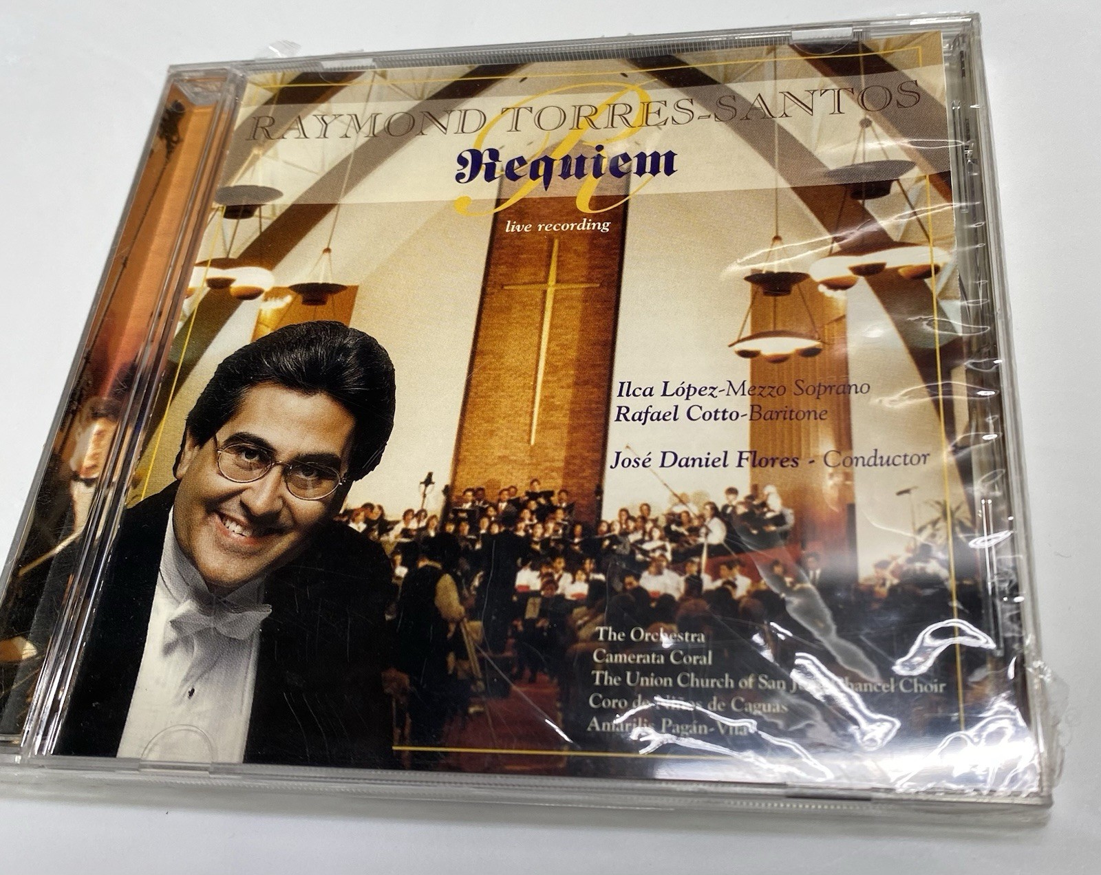 Raymond Torres-Santos Requiem Live Recording Music CD New Sealed Free Shipping.