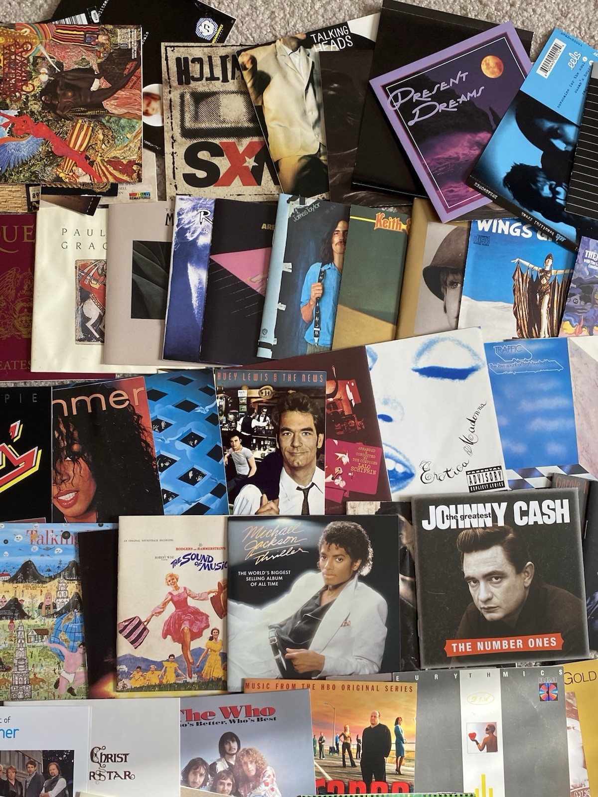 VINTAGE 3 LBS of CD Booklets 60s-2000s