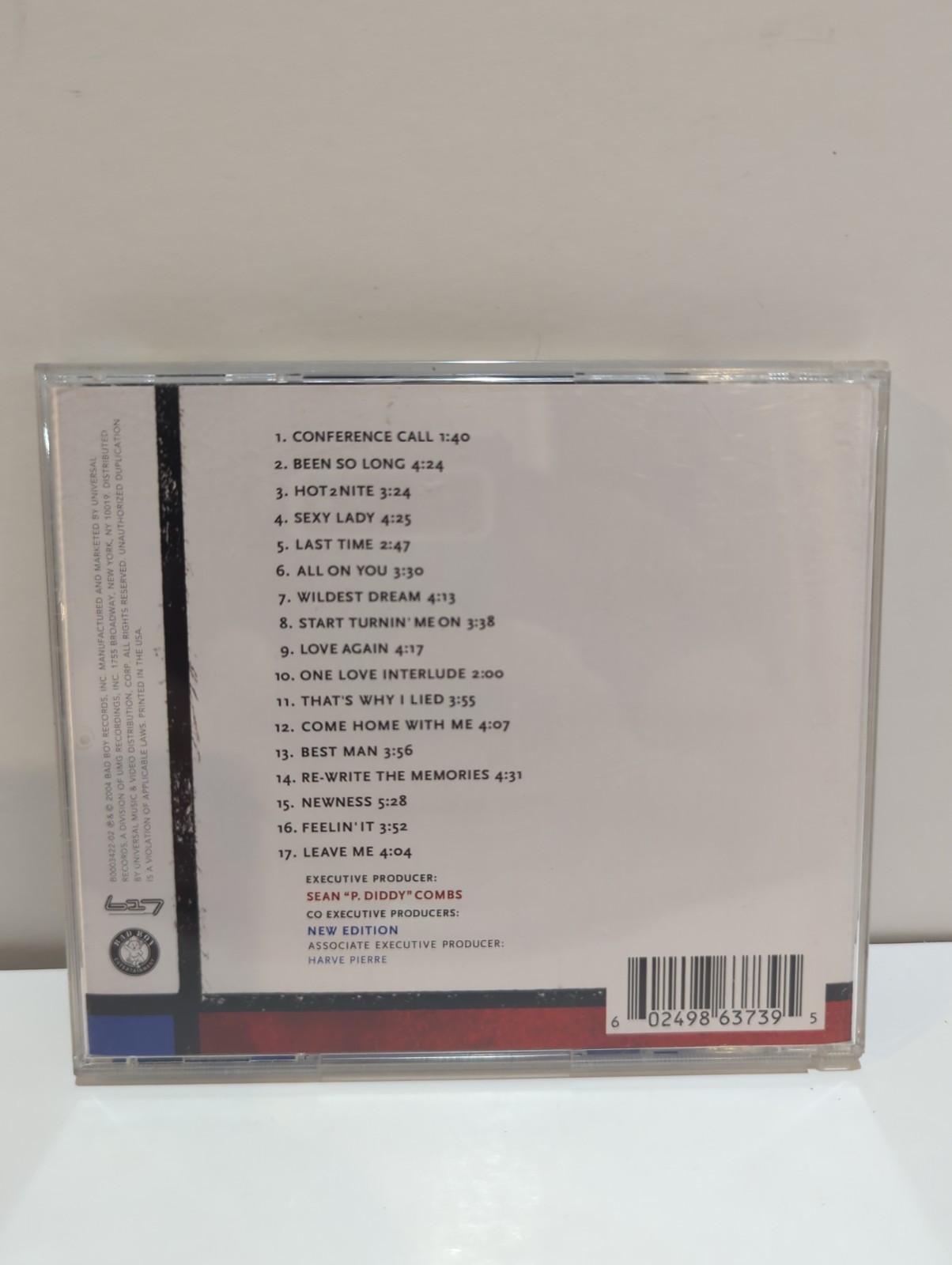 New Edition - One Love CD (2004 Bad Boy) R&B