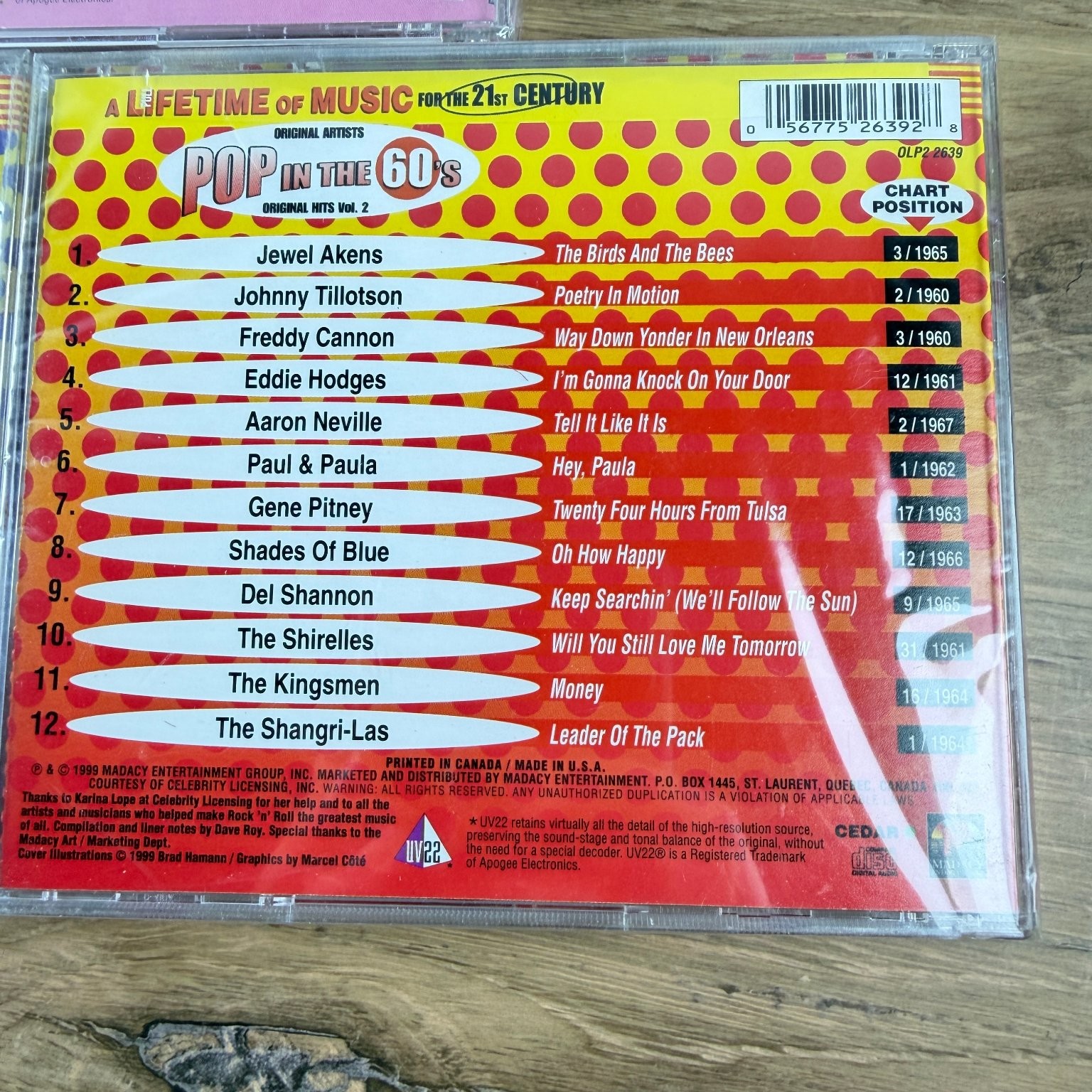 60s Pop & Ladies Hits 3-CD Set Various Artists Rock Oldies Lot of 3 NEW SEALED