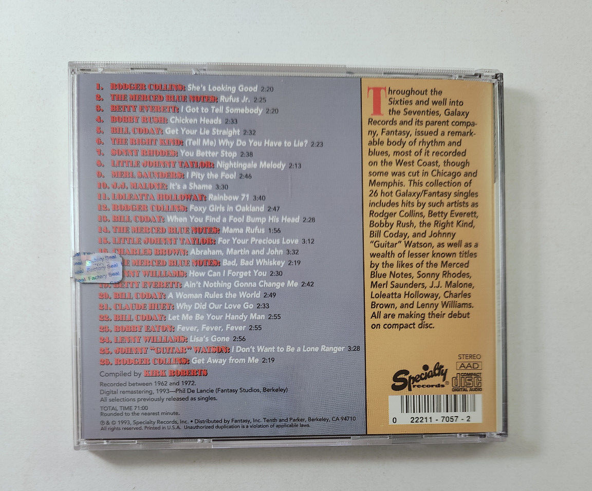 Various Specialty Records Artists- Bad, Bad Whiskey- [CD] VG e6