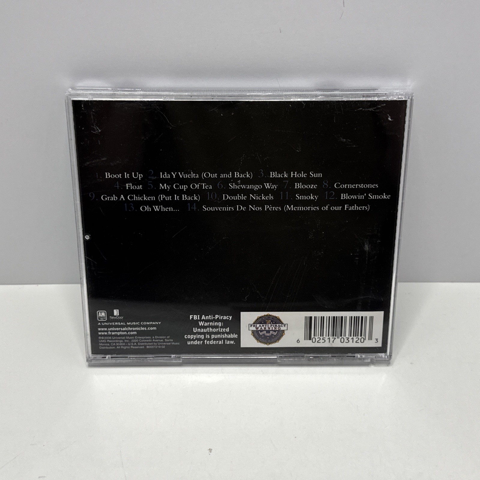 Peter Frampton Fingerprints CD 2006 New Door Records Pre-owned