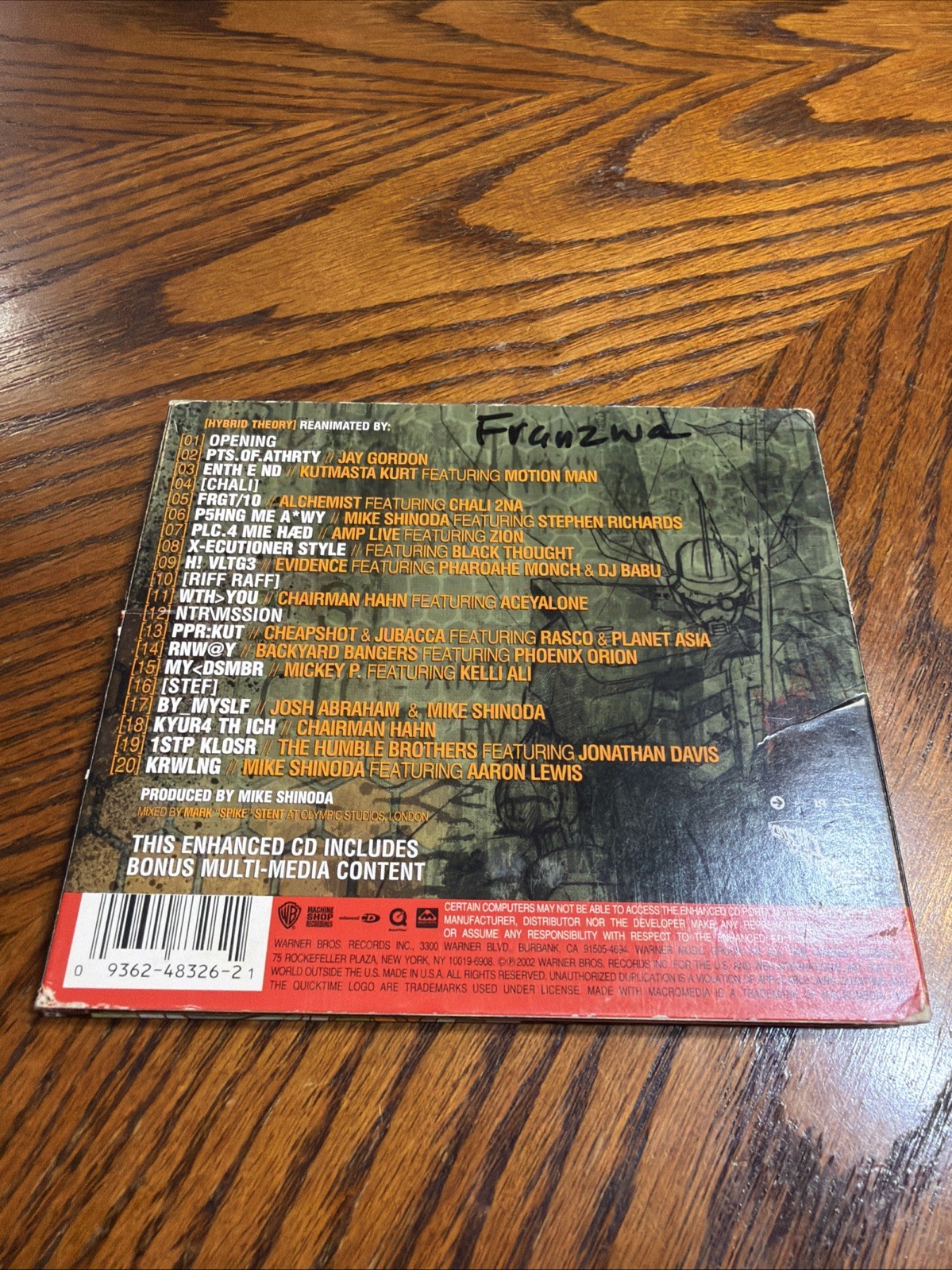 Reanimation - Linkin Park CD