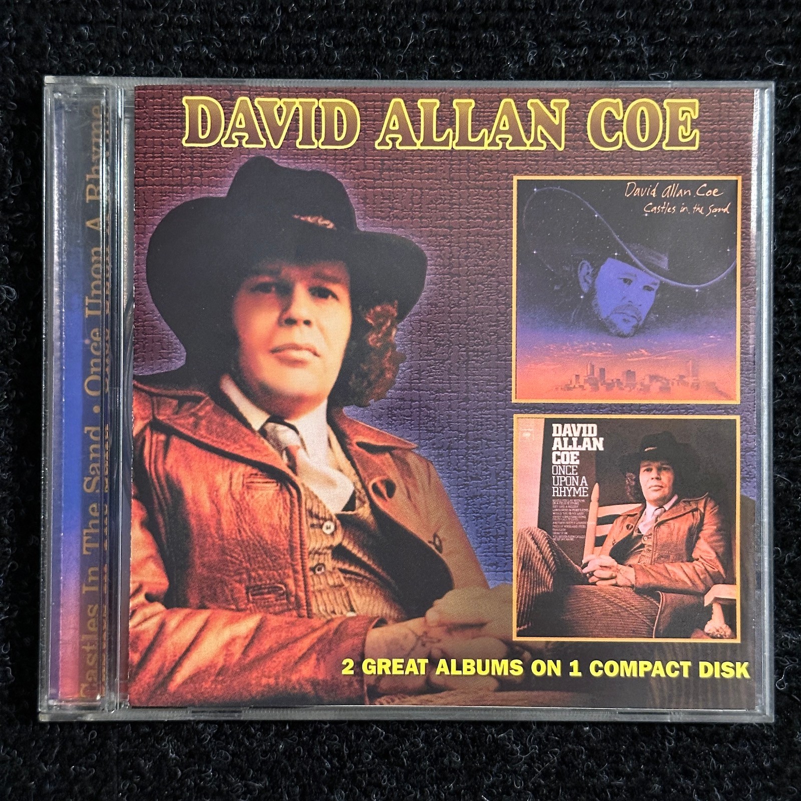 David Allan Coe Castles In The Sand/Once Upon A Rhyme 2on1 CD 1999 Collectables