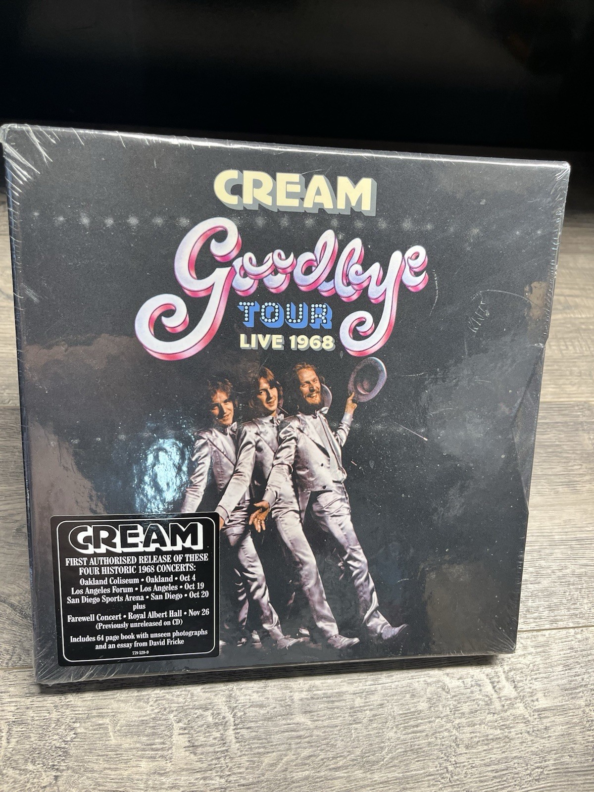 Goodbye Tour Live 1968 by Cream (4 CD, 2019) NEW Sealed