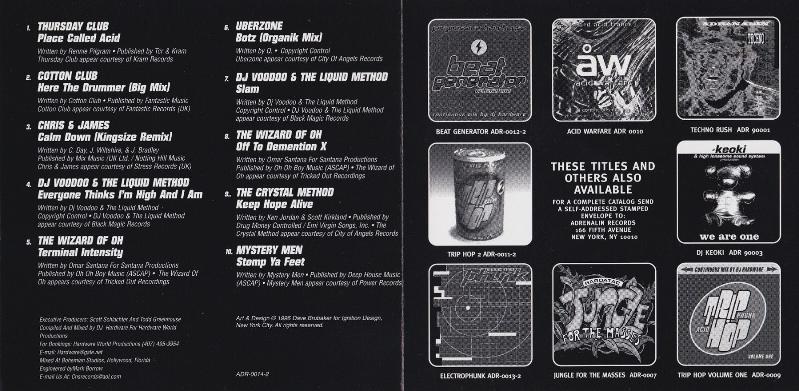 TRIP HOP ACID PHUNK (3) CDs Volumes One + Three + Four FREE SHIPPING