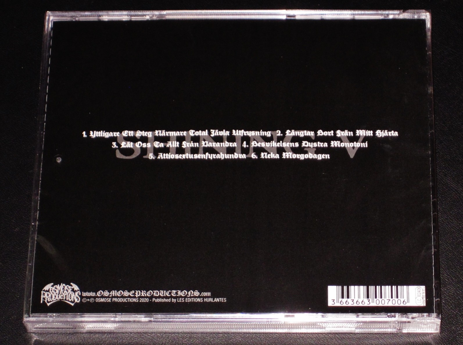 Shining: V - Halmstad CD 2020 Reissue Osmose Prd France OPCD187-1 Jewel Case NEW