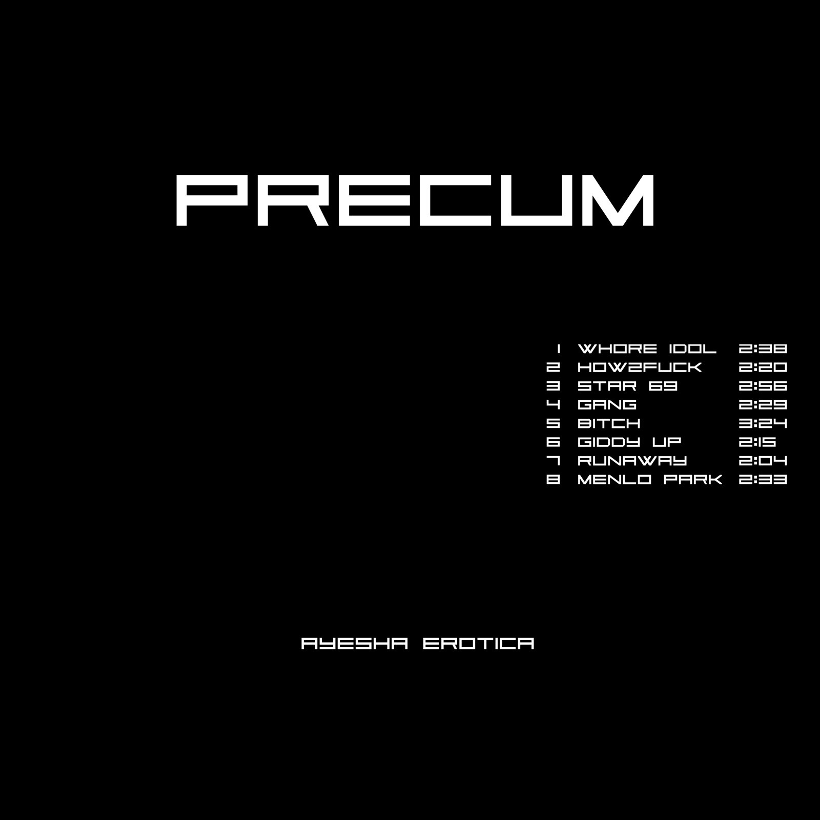 Ayesha Erotica - PRECUM (New CD)