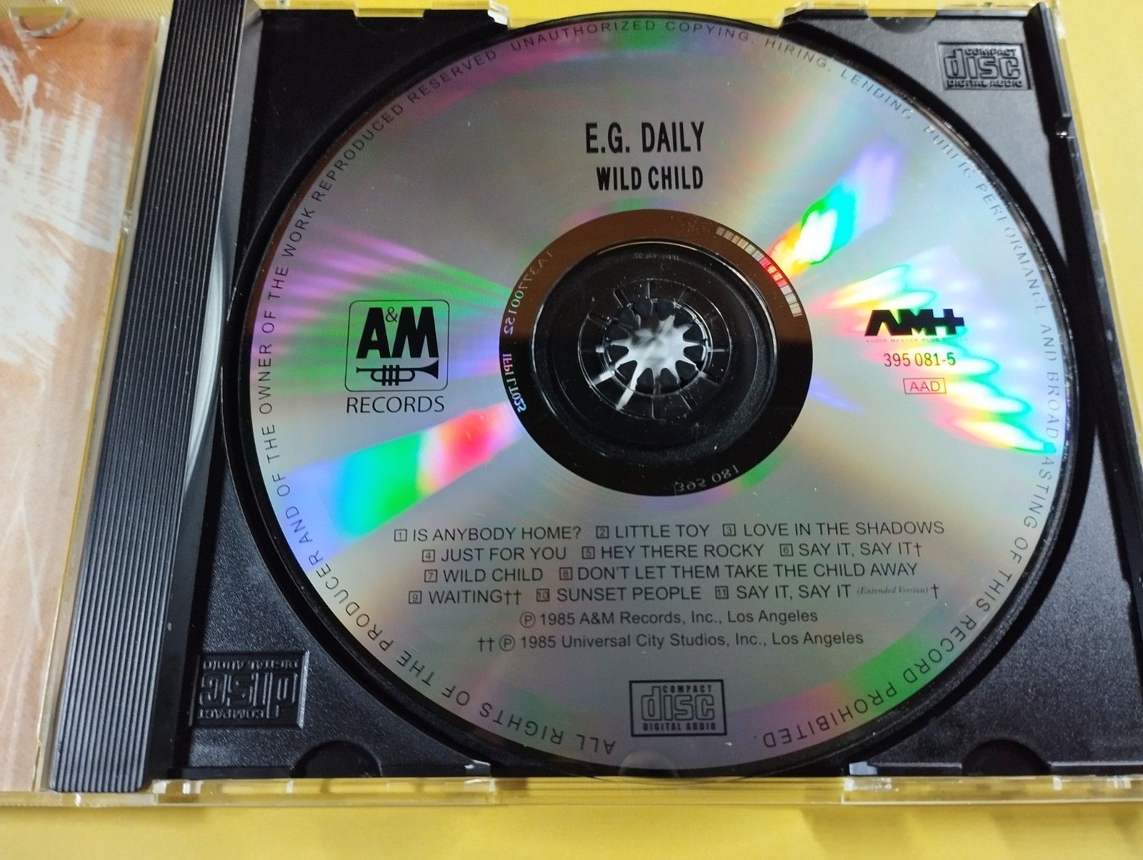 E.G. Daily - Wild Child CD. Out-of-Print. Mint